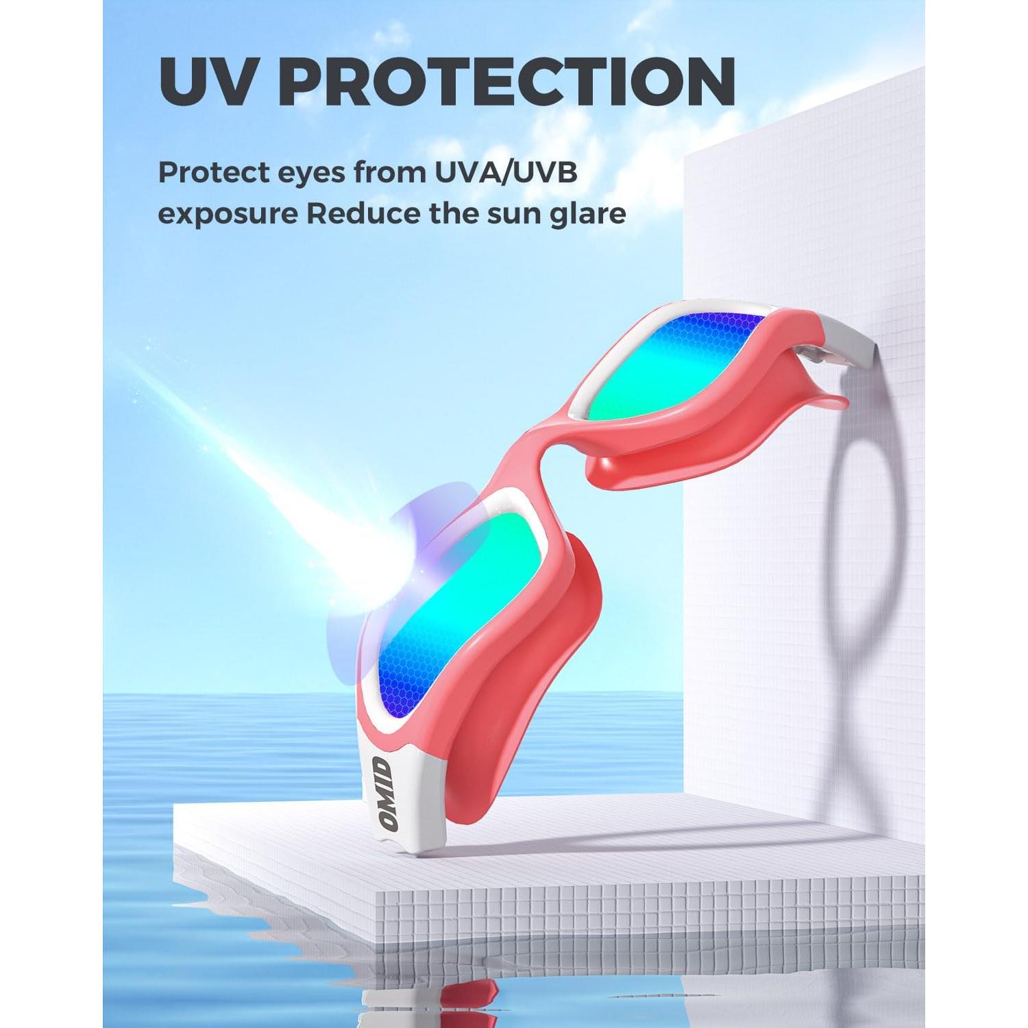 Gafas de natación OMID polarizadas antiempañantes para hombres