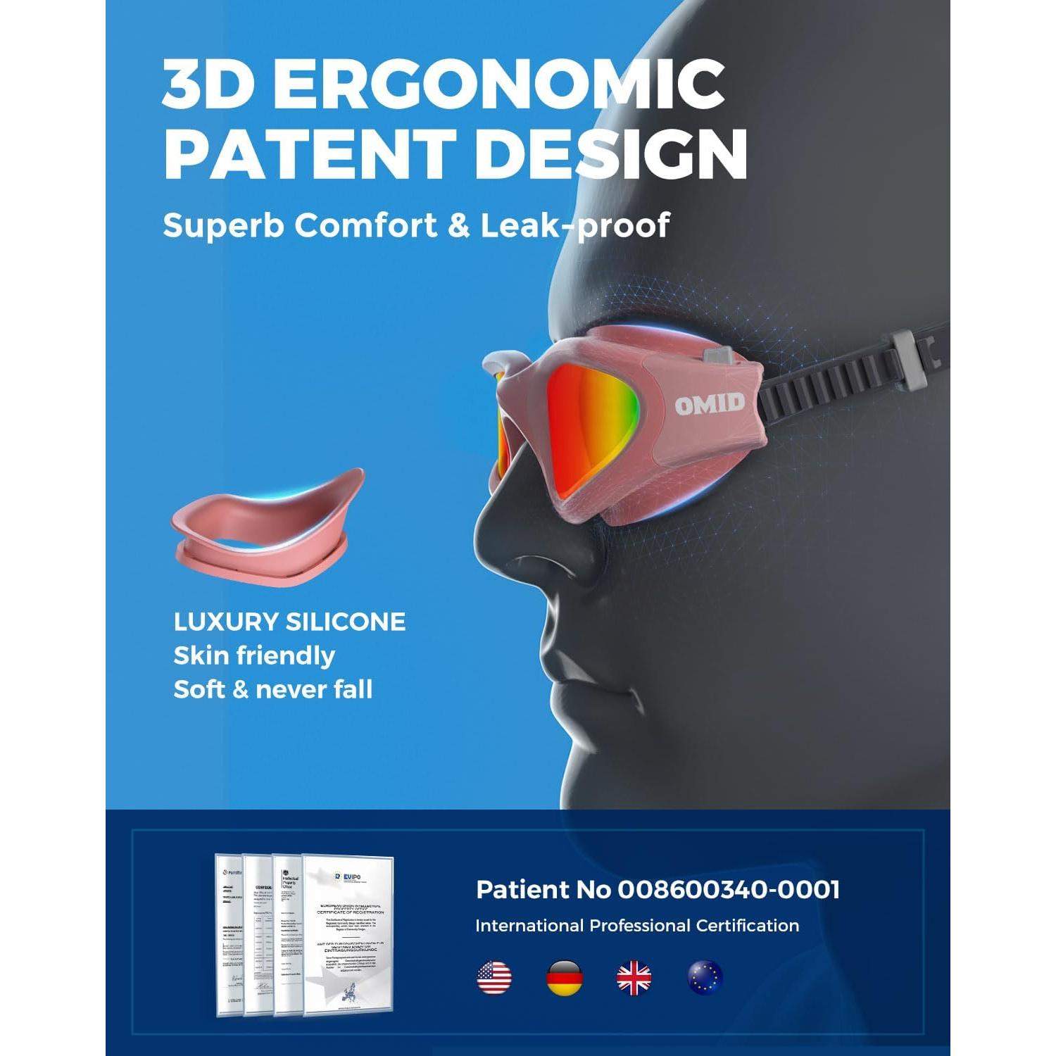 Gafas de natación OMID P2 polarizadas antiempañantes