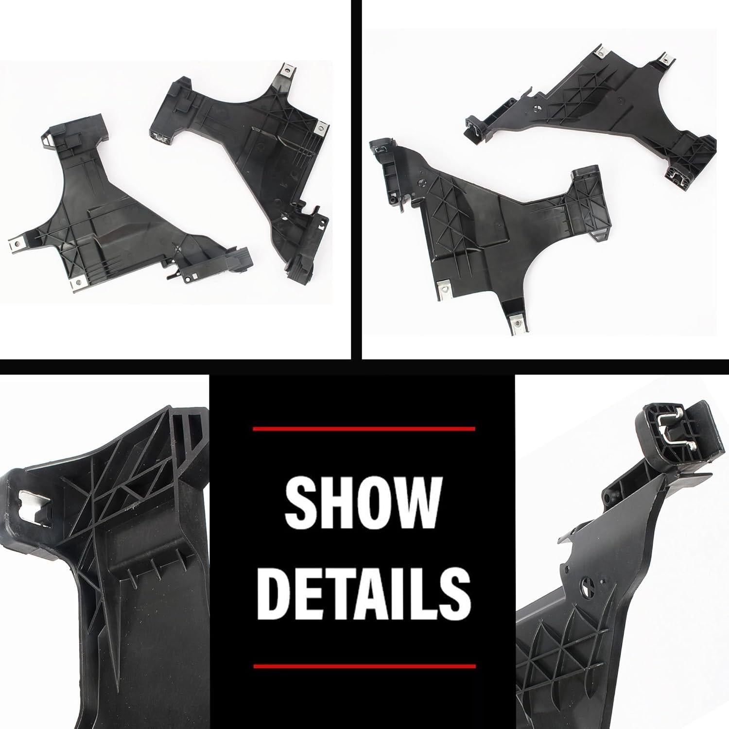 Placa de Soporte Faro Audi A5 S5 RS5 2013-2016 - 4 Piezas