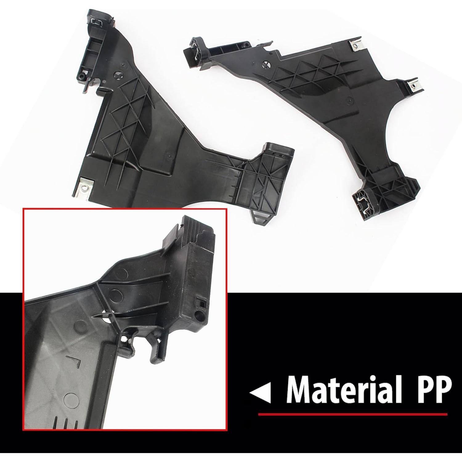 Placa de Soporte Faro Audi A5 S5 RS5 2013-2016 - 4 Piezas