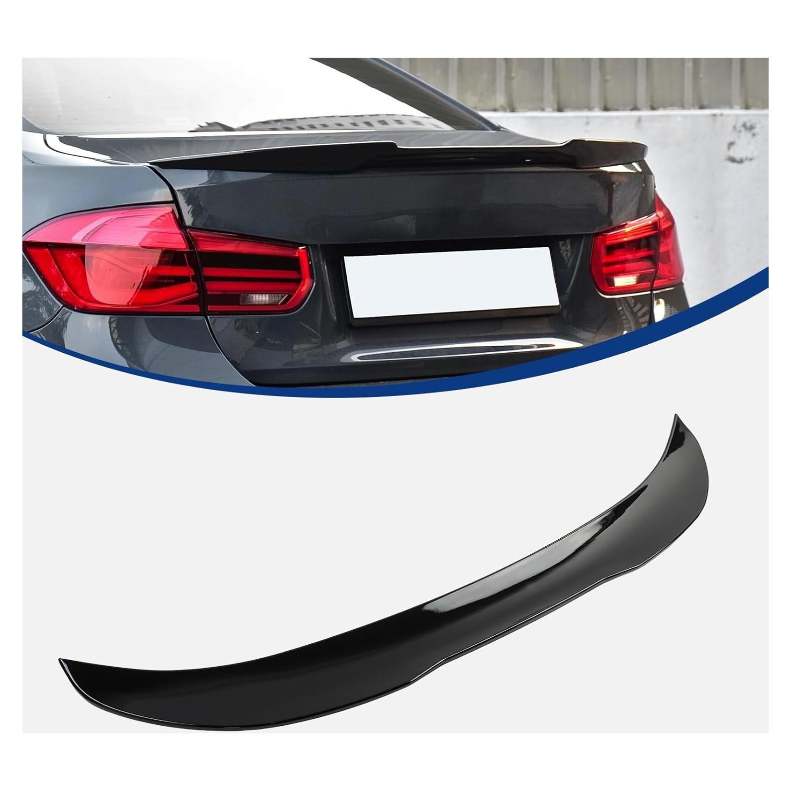 Spoiler Trasero YESENTECH F30 F80 M3 2012-2018 Negro Brillante