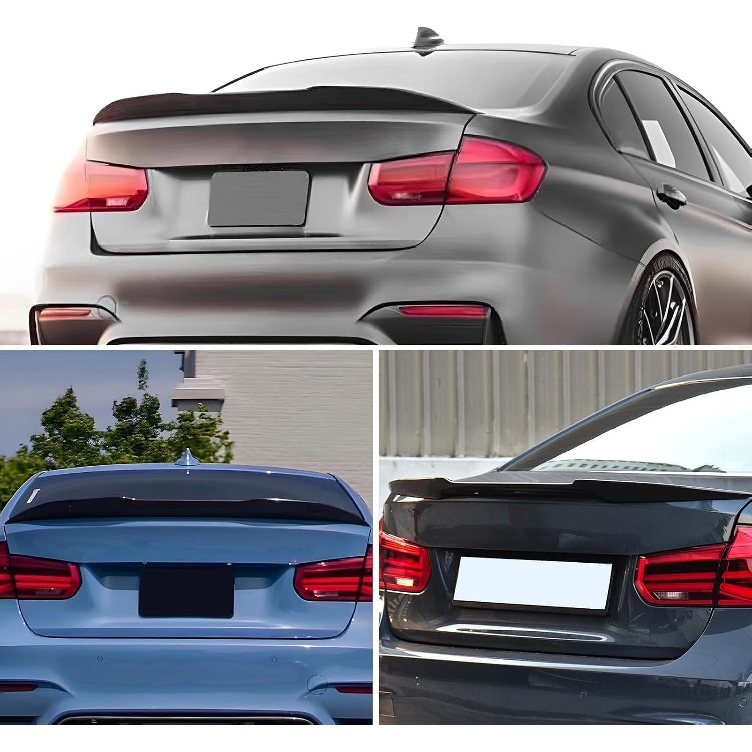 Spoiler Trasero YESENTECH F30 F80 M3 2012-2018 Negro Brillante