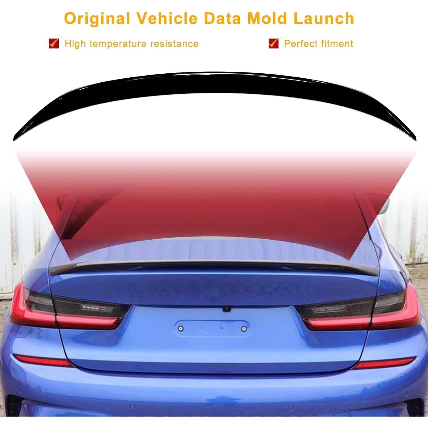 Alerón Trasero KHK G20 Brillante para BMW 3 Series y M3 2020-2024