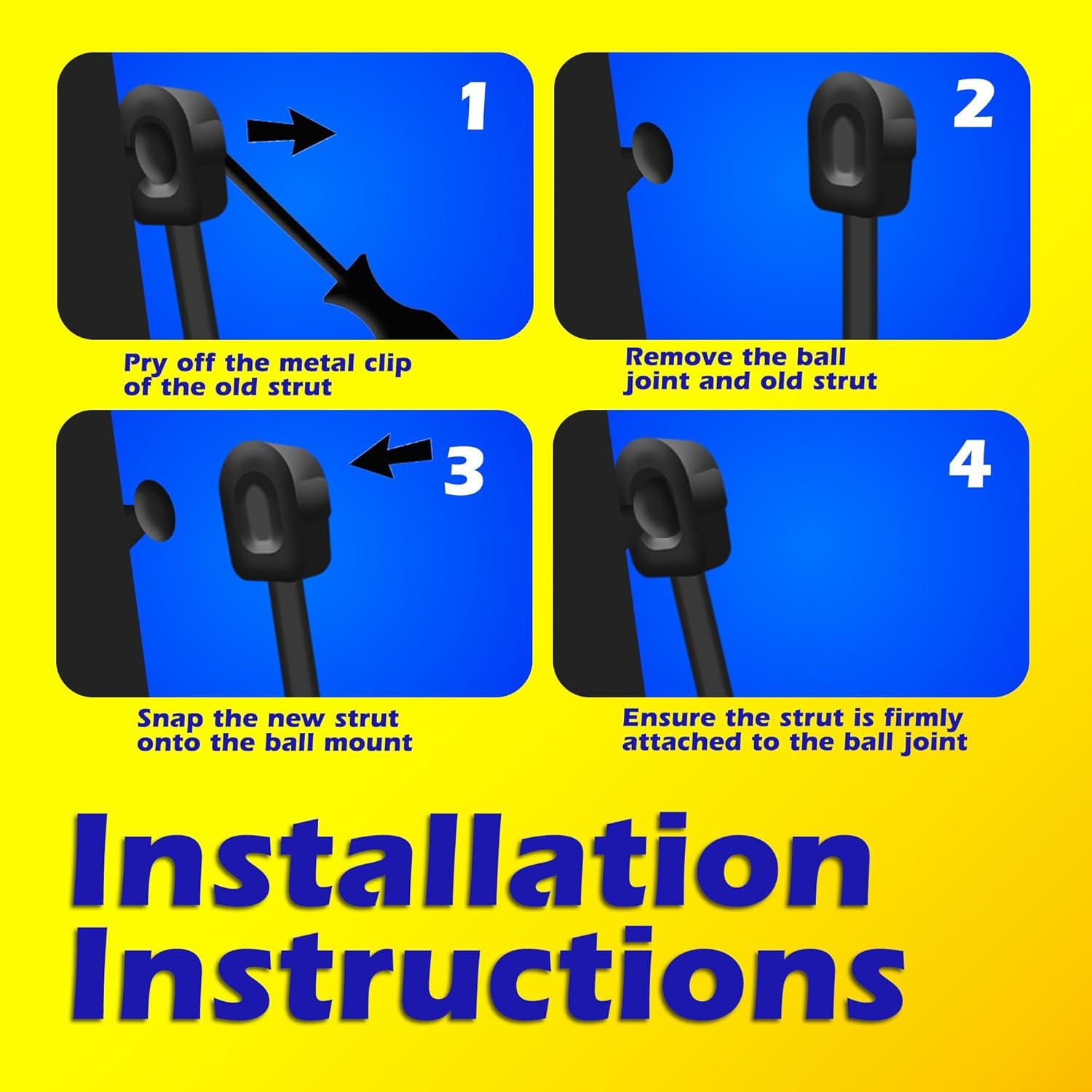 Soportes de Elevación Tuff Support para Maletero Ford Focus 2005-2011