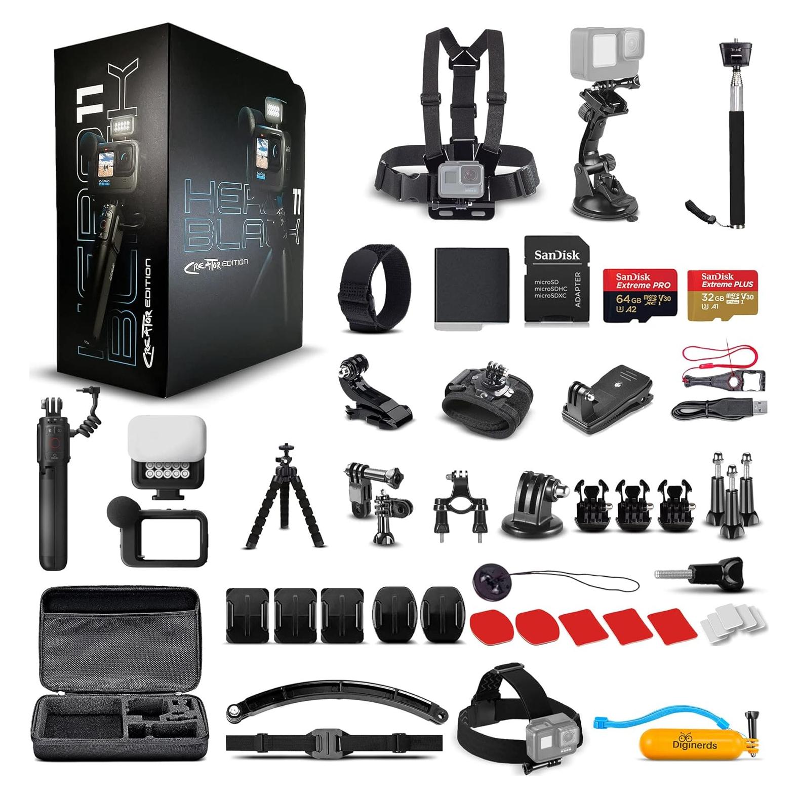 GoPro HERO11 Black Creator Edition - Cámara de acción 5.3K