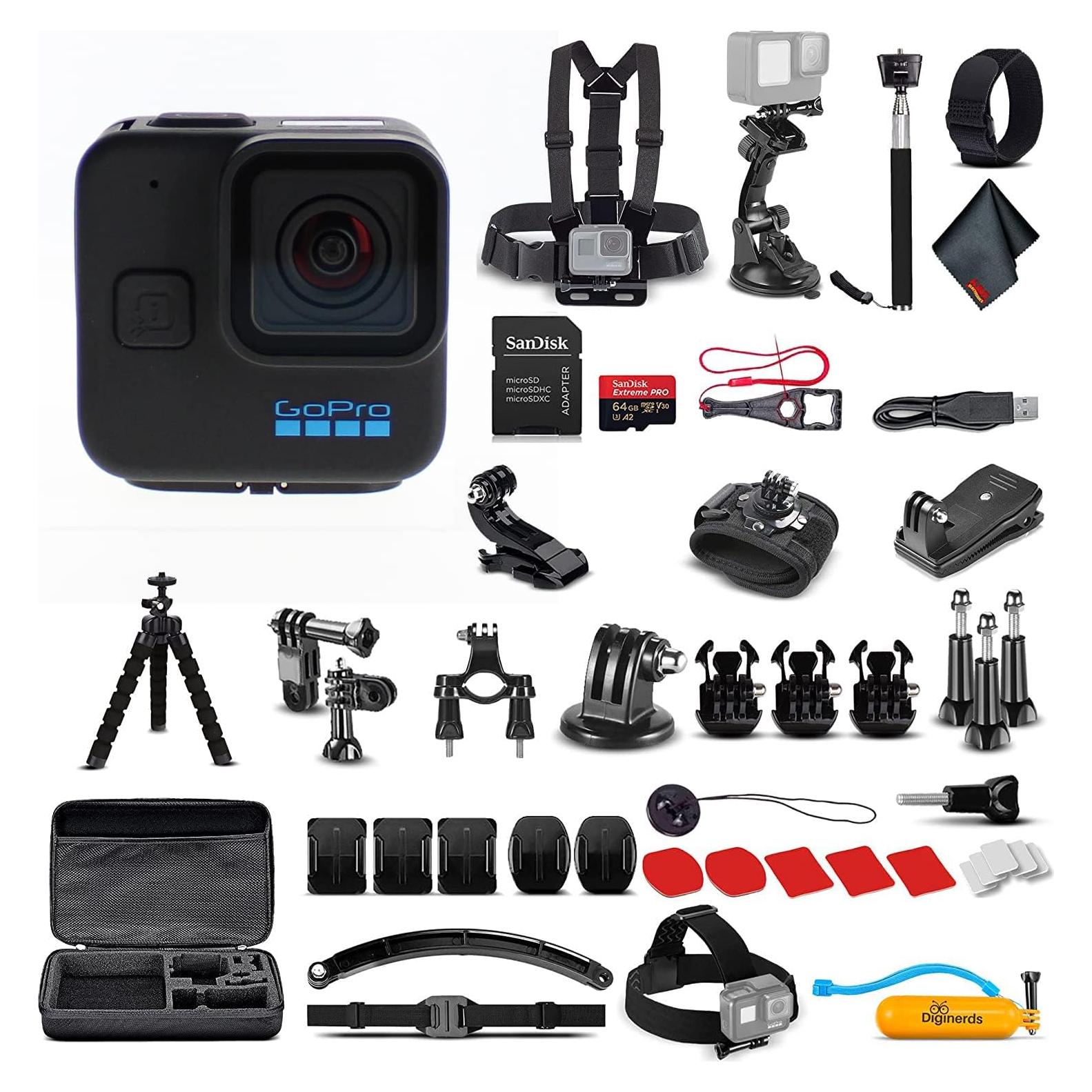Cámara GoPro HERO11 Mini Negra 5.3K 24.7MP Impermeable