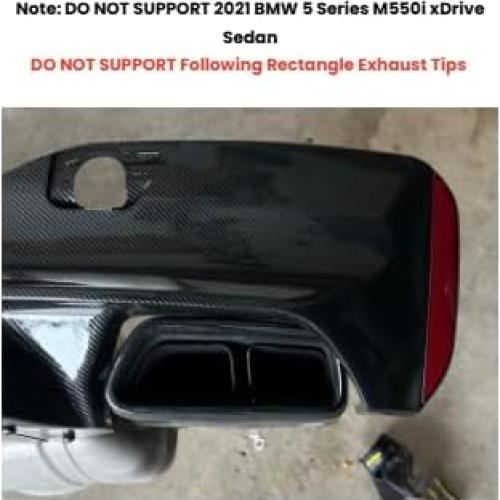 Difusor Parachoques Trasero BMW Serie 5 G30 G31 G38 M Sport