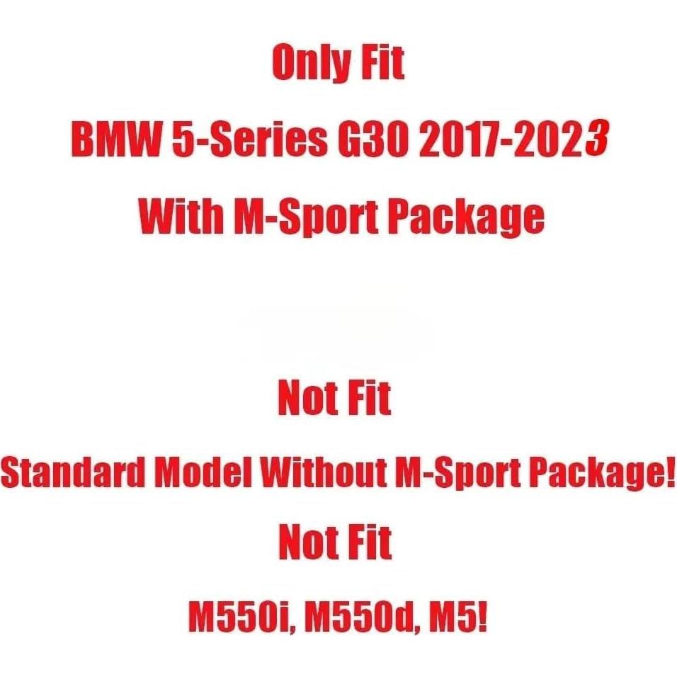 Difusor Parachoques Trasero BMW Serie 5 G30 G31 G38 M Sport