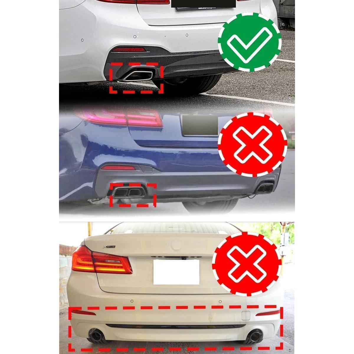 Difusor Parachoques Trasero BMW Serie 5 G30 G31 G38 M Sport