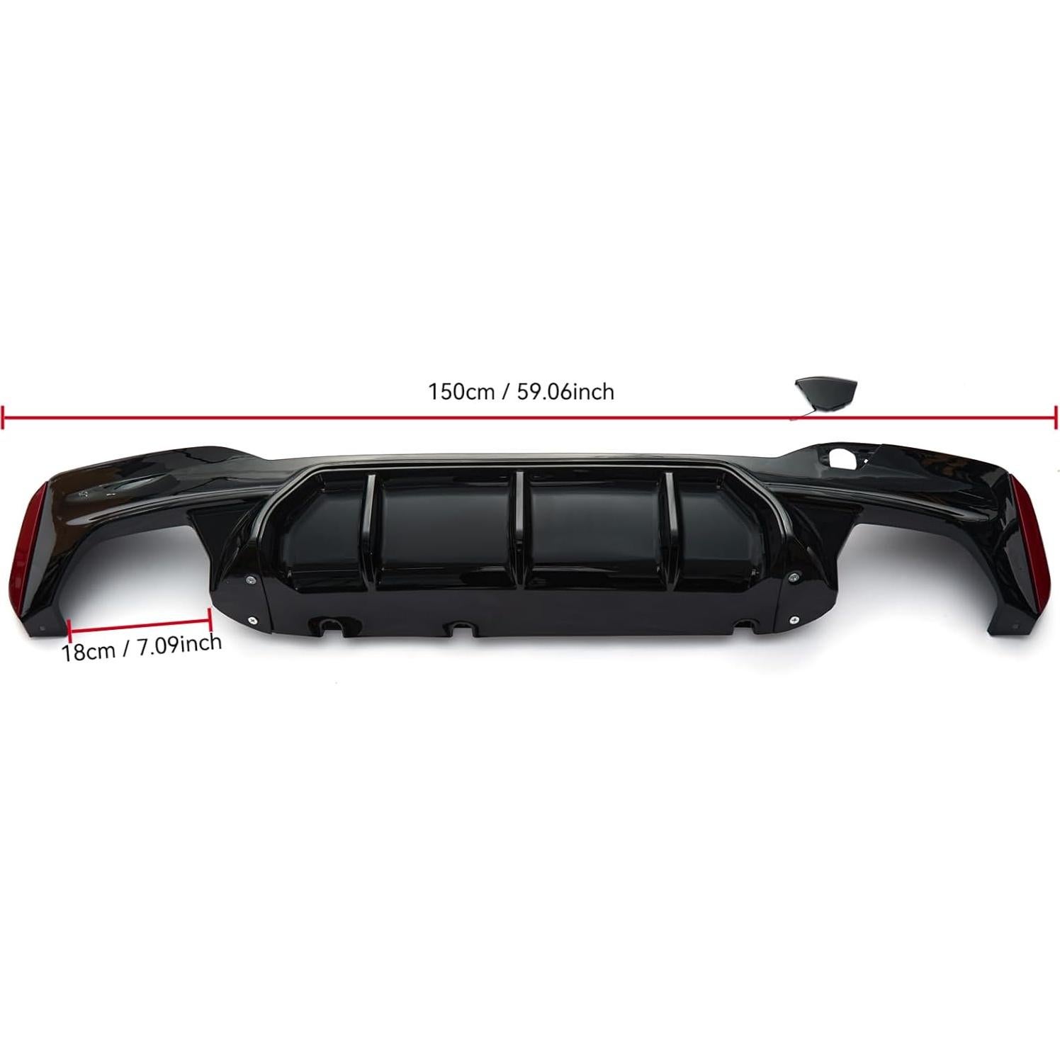 Difusor Parachoques Trasero BMW Serie 5 G30 G31 G38 M Sport