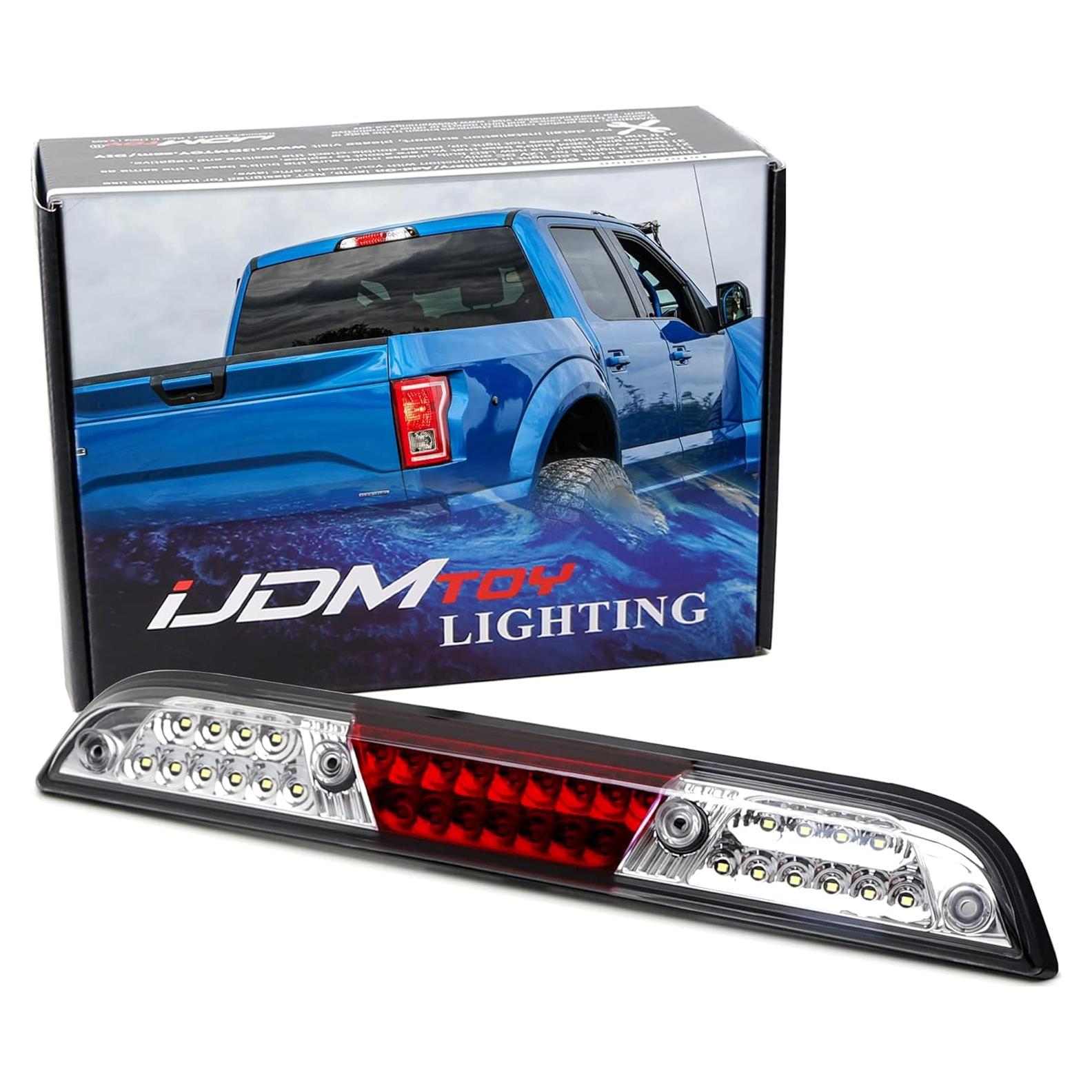 Luz de Freno Tercera LED iJDMTOY Clara/Roja para Ford