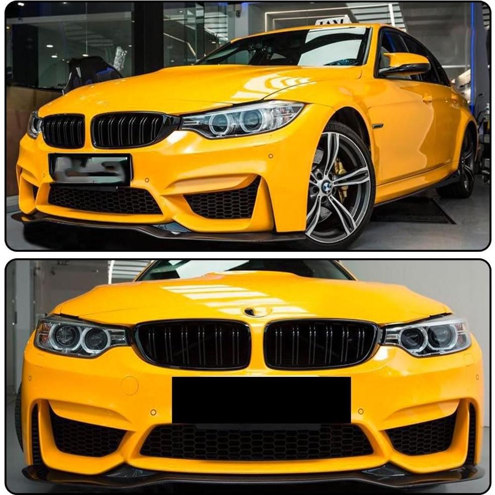 Labio Frontal de Fibra de Carbono KIT MCARCAR para BMW F80 M3 F82 F83 M4 2014-2019
