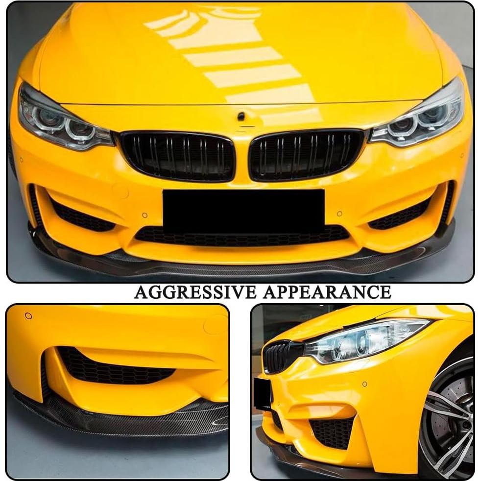 Labio Frontal de Fibra de Carbono KIT MCARCAR para BMW F80 M3 F82 F83 M4 2014-2019