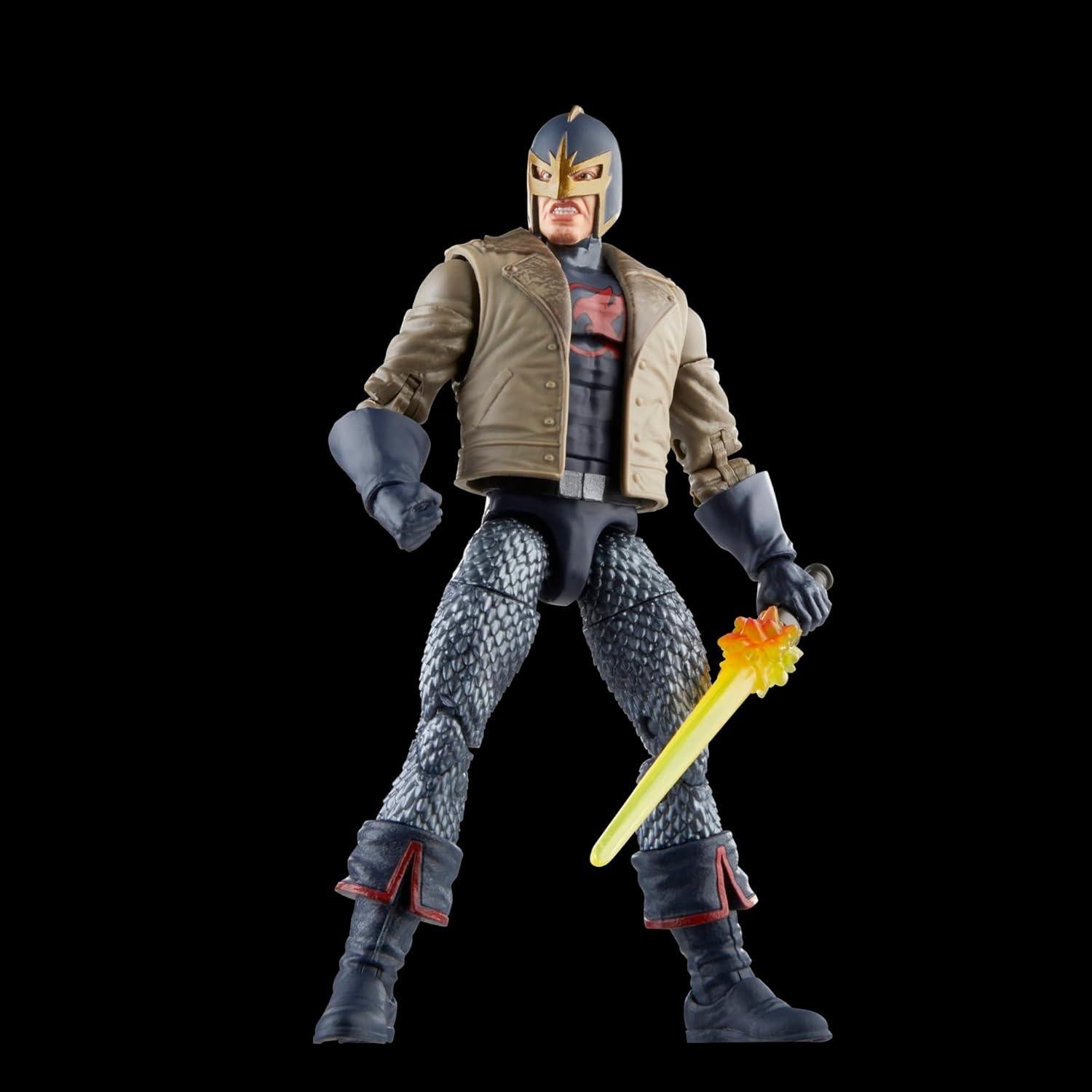 Figura de Acción Marvel Legends Caballero Negro y Sersi 15.24 cm