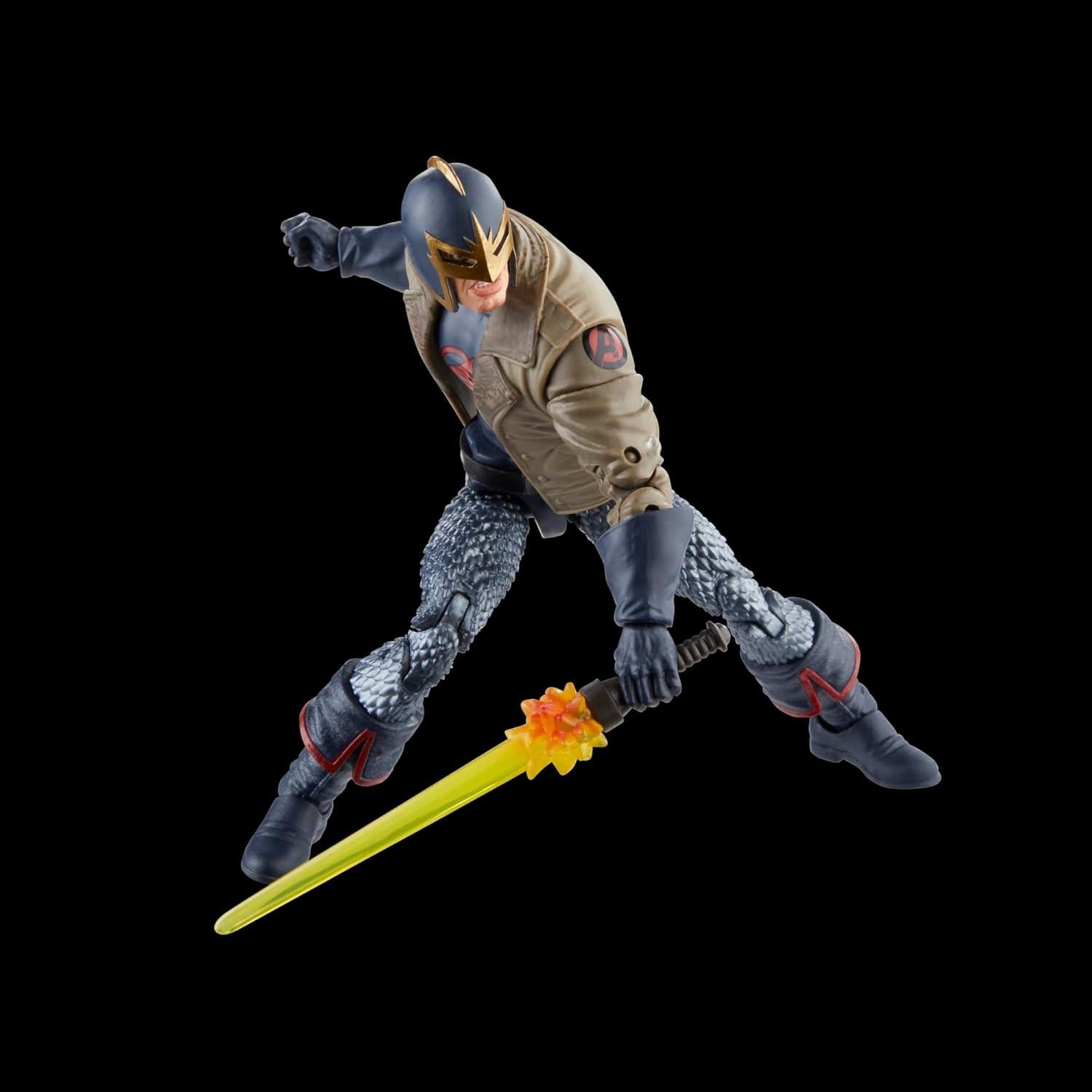 Figura de Acción Marvel Legends Caballero Negro y Sersi 15.24 cm