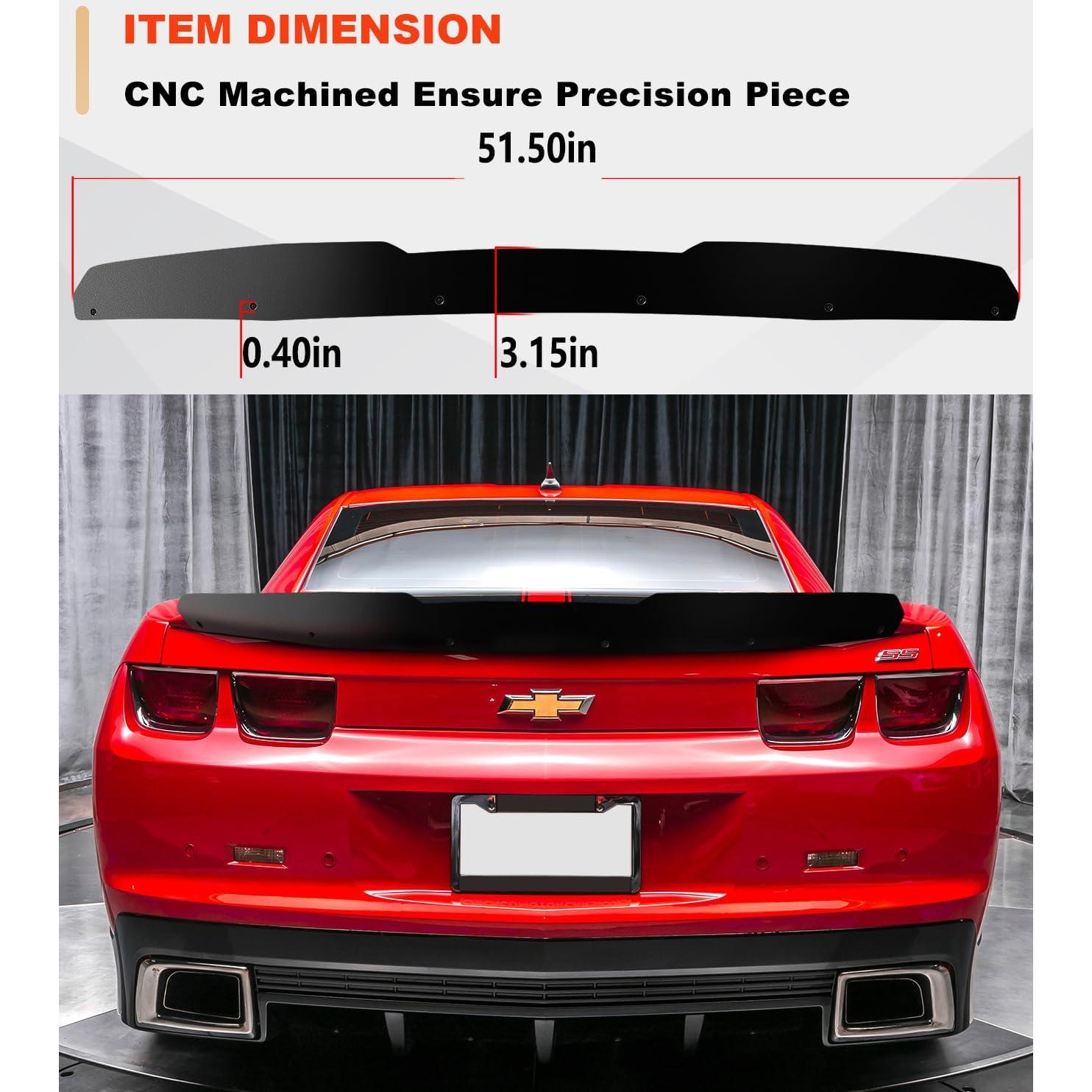 Spoiler Trasero Wickerbill Camoo para Chevy Camaro 2010-2013