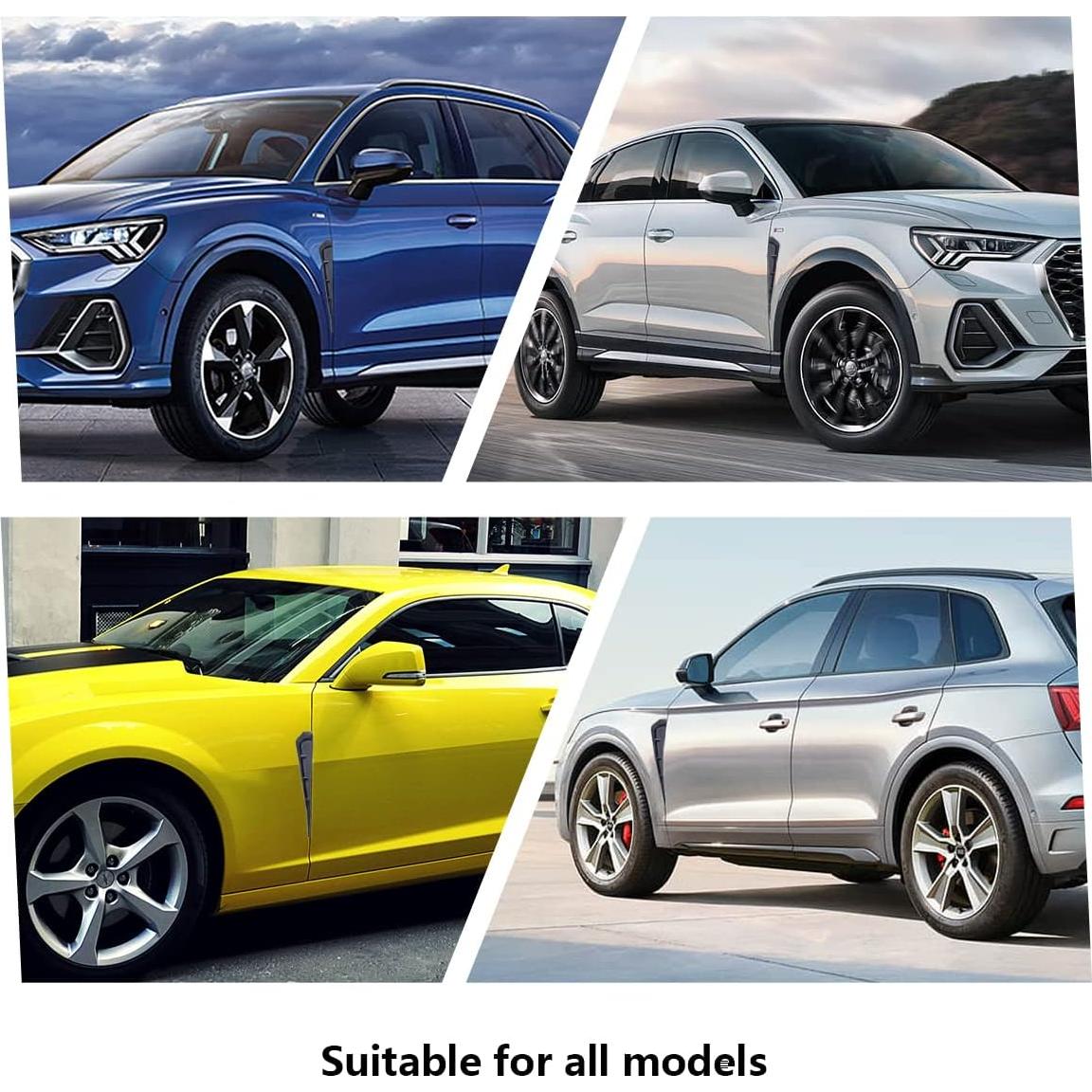 Ventilaciones Laterales de Guardabarros Ziciner 42x9.4cm PVC Carbono