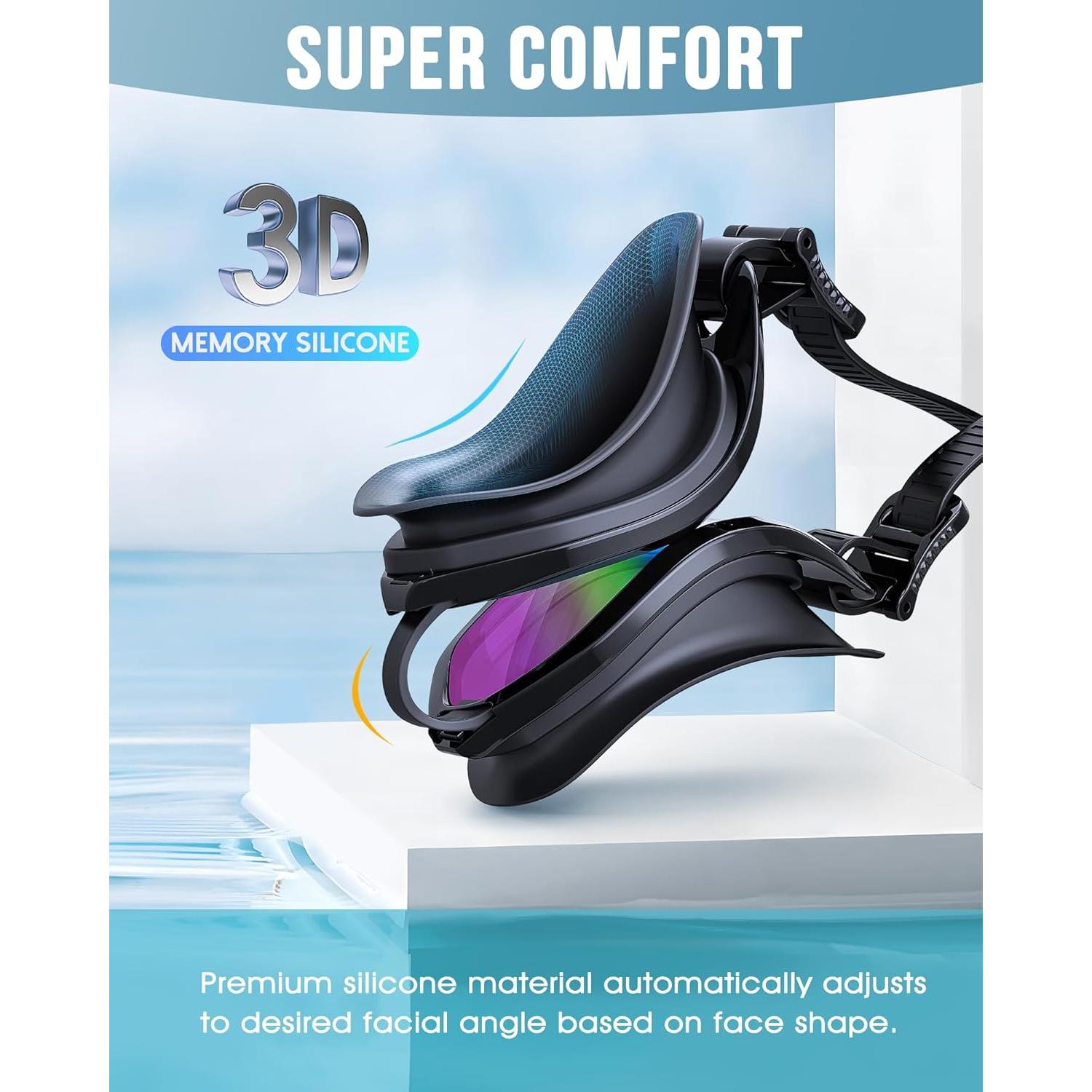 Gafas de natación Vegemono SWG unisex antiniebla UV400