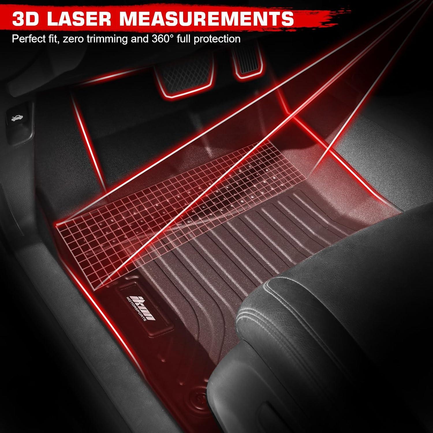 Mats de Piso 3D TPE IKON MOTORSPORTS para BMW X1/X2 2016-2023