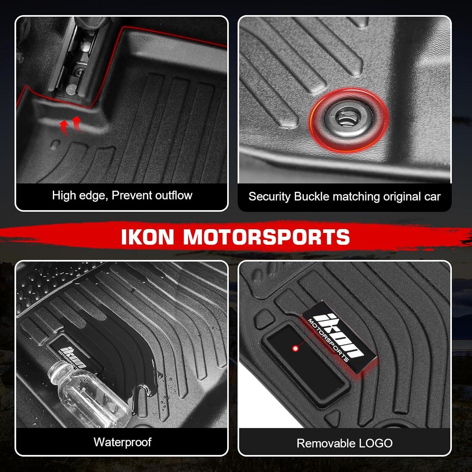 Mats de Piso 3D TPE IKON MOTORSPORTS para BMW X1/X2 2016-2023
