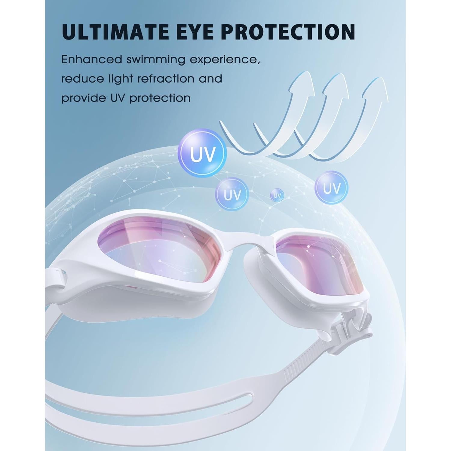 Gafas de natación Vegemono SWG unisex antiniebla UV400