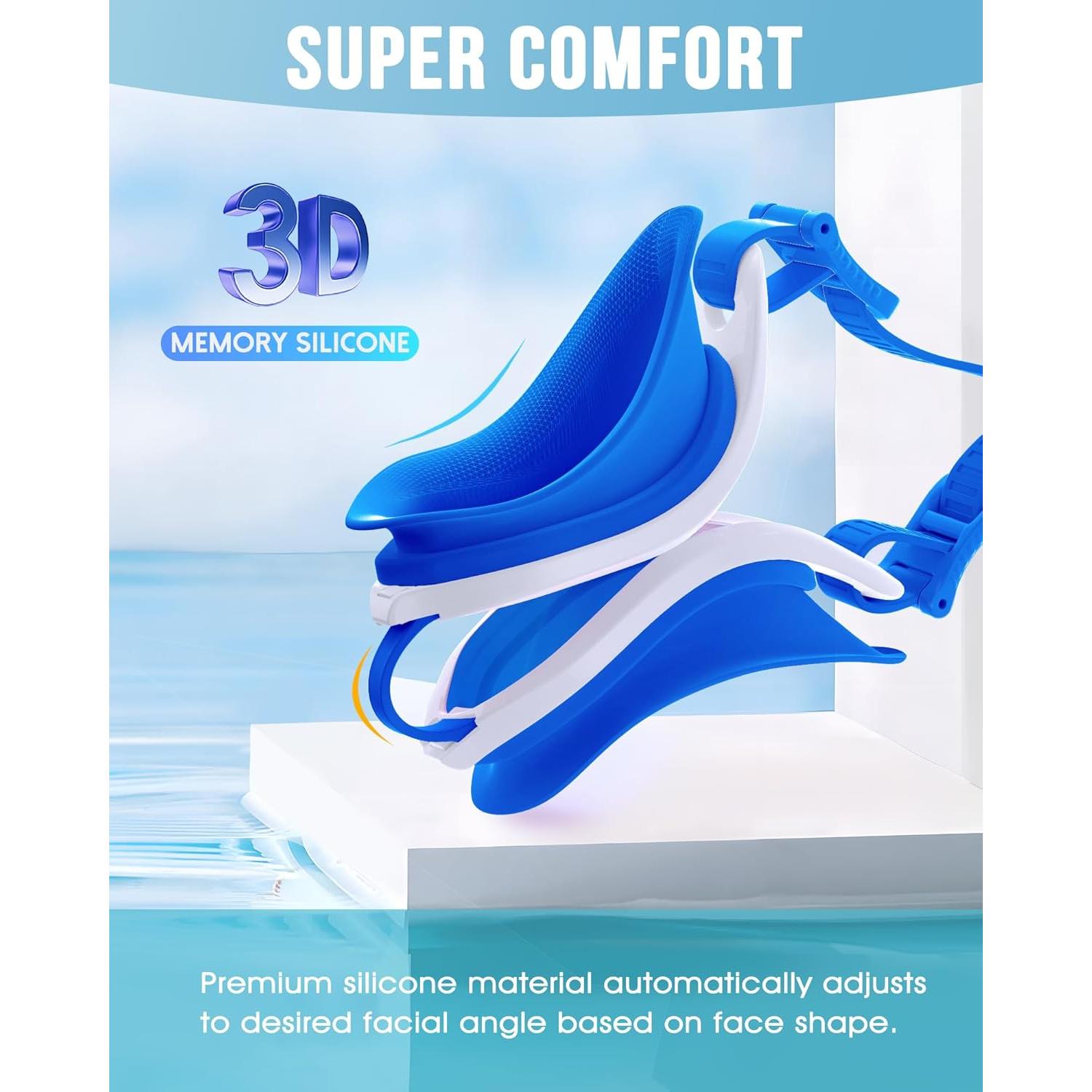 Gafas de natación Vegemono SWG unisex anti-vaho UV400