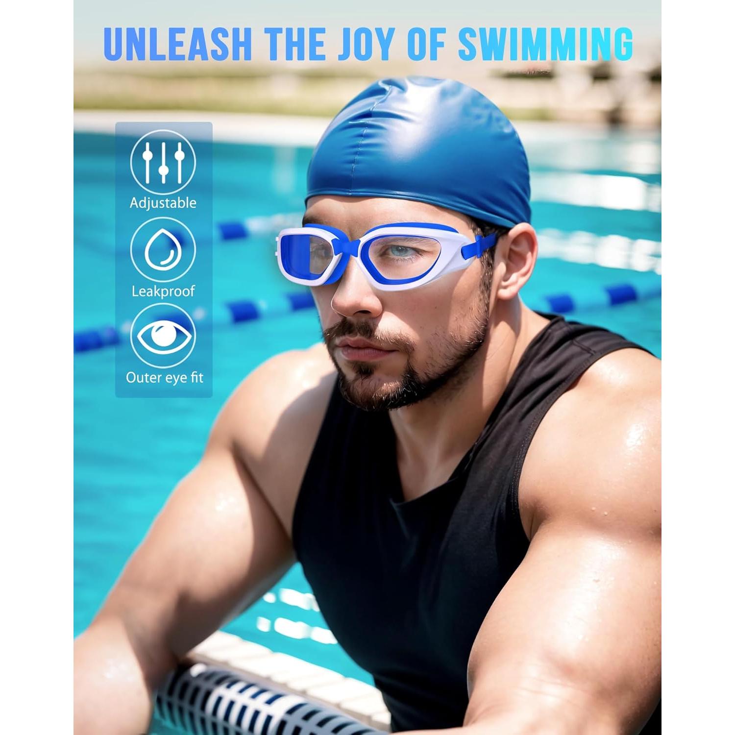 Gafas de natación Vegemono SWG unisex anti-vaho UV400