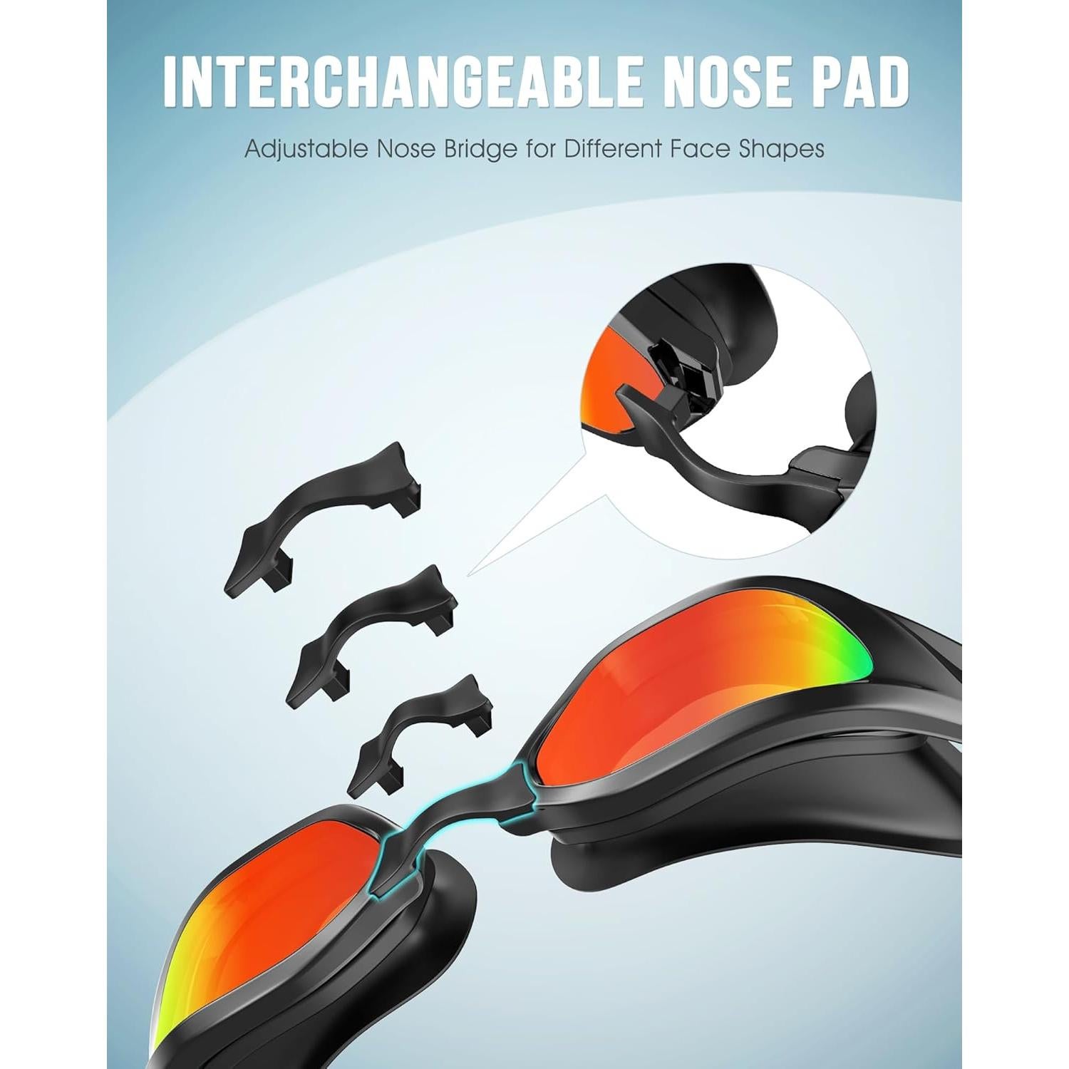 Gafas de natación Vegemono SWG unisex anti-vaho UV400