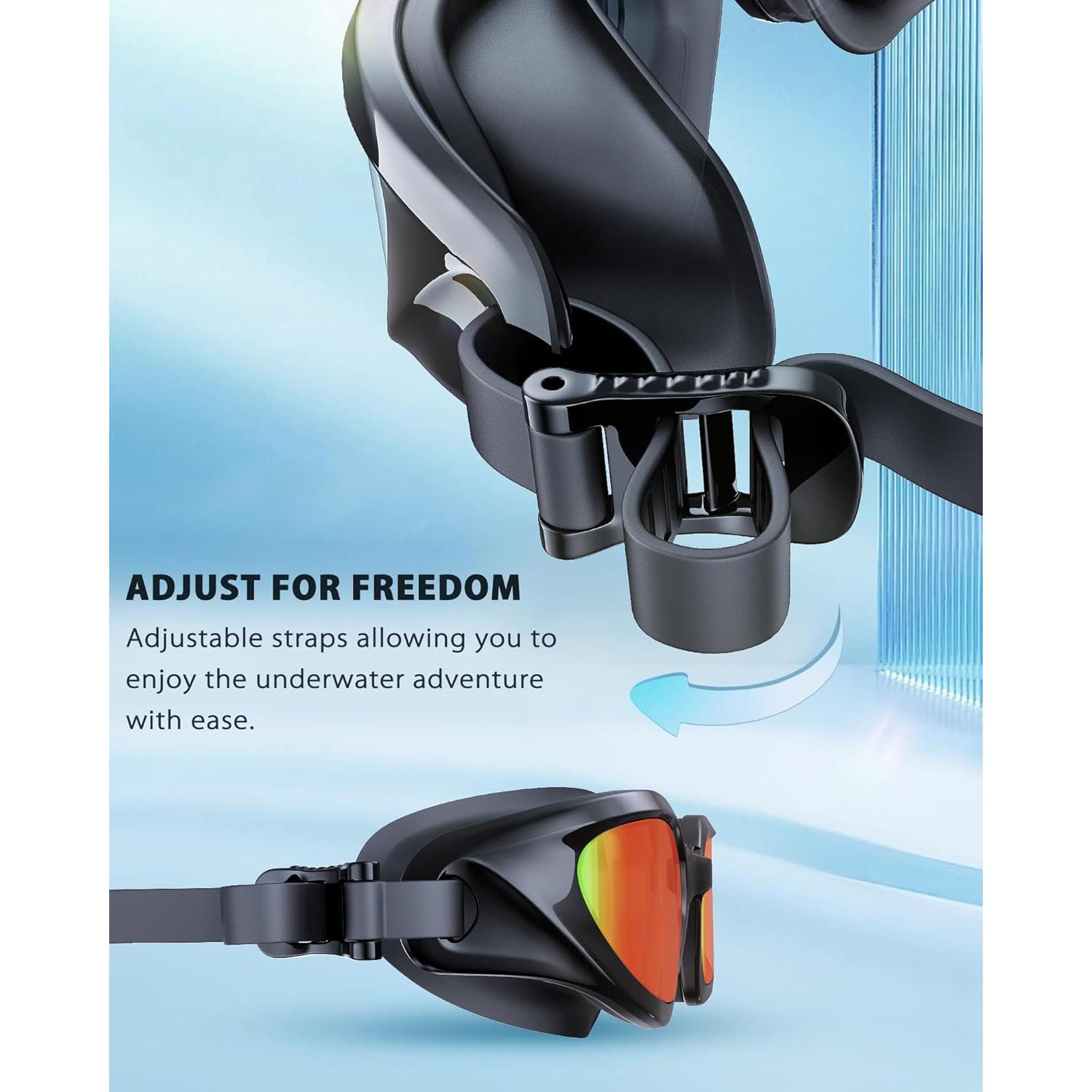 Gafas de natación Vegemono SWG unisex anti-vaho UV400