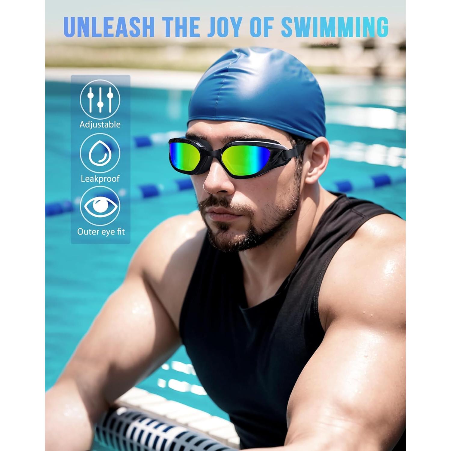 Gafas de natación Vegemono SWG unisex anti-vaho UV400