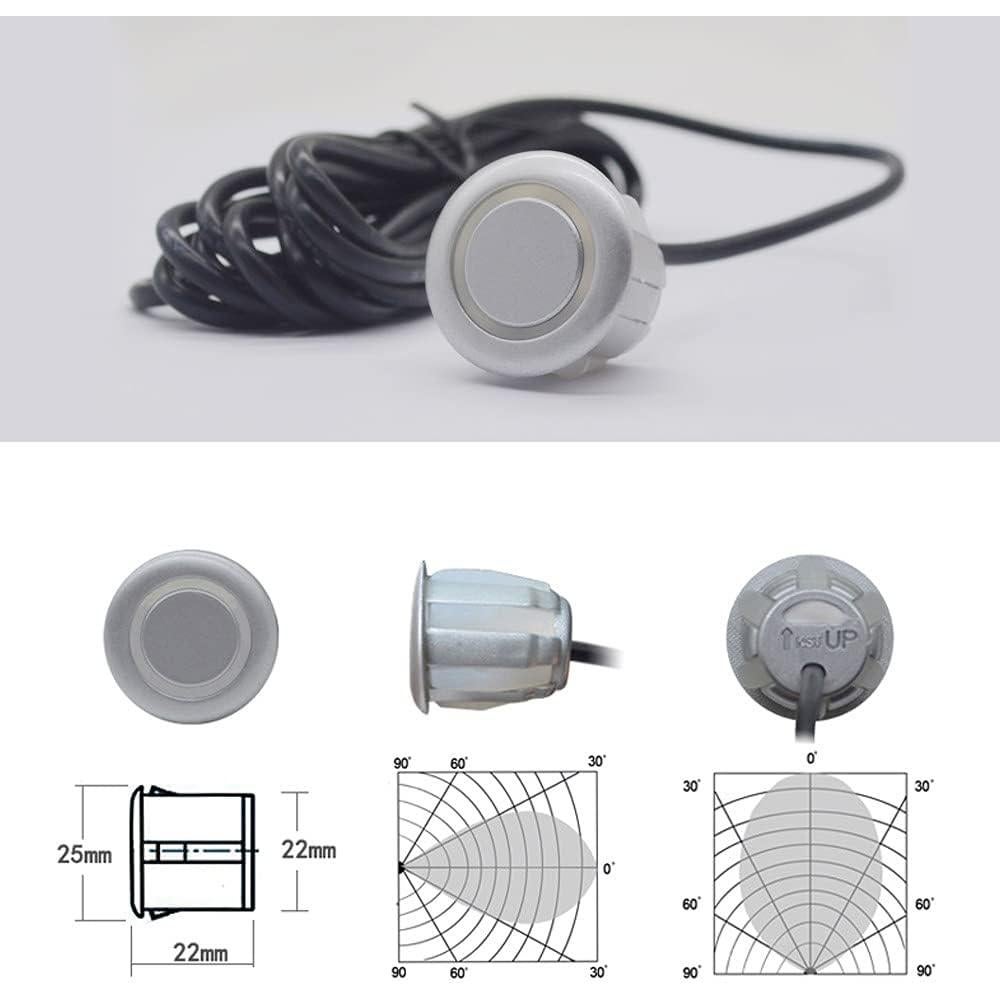Sistema Parktronic NY-006-008 con 8 Sensores y Pantalla LCD