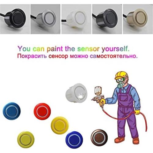 Sistema Parktronic NY-006-008 con 8 Sensores y Pantalla LCD