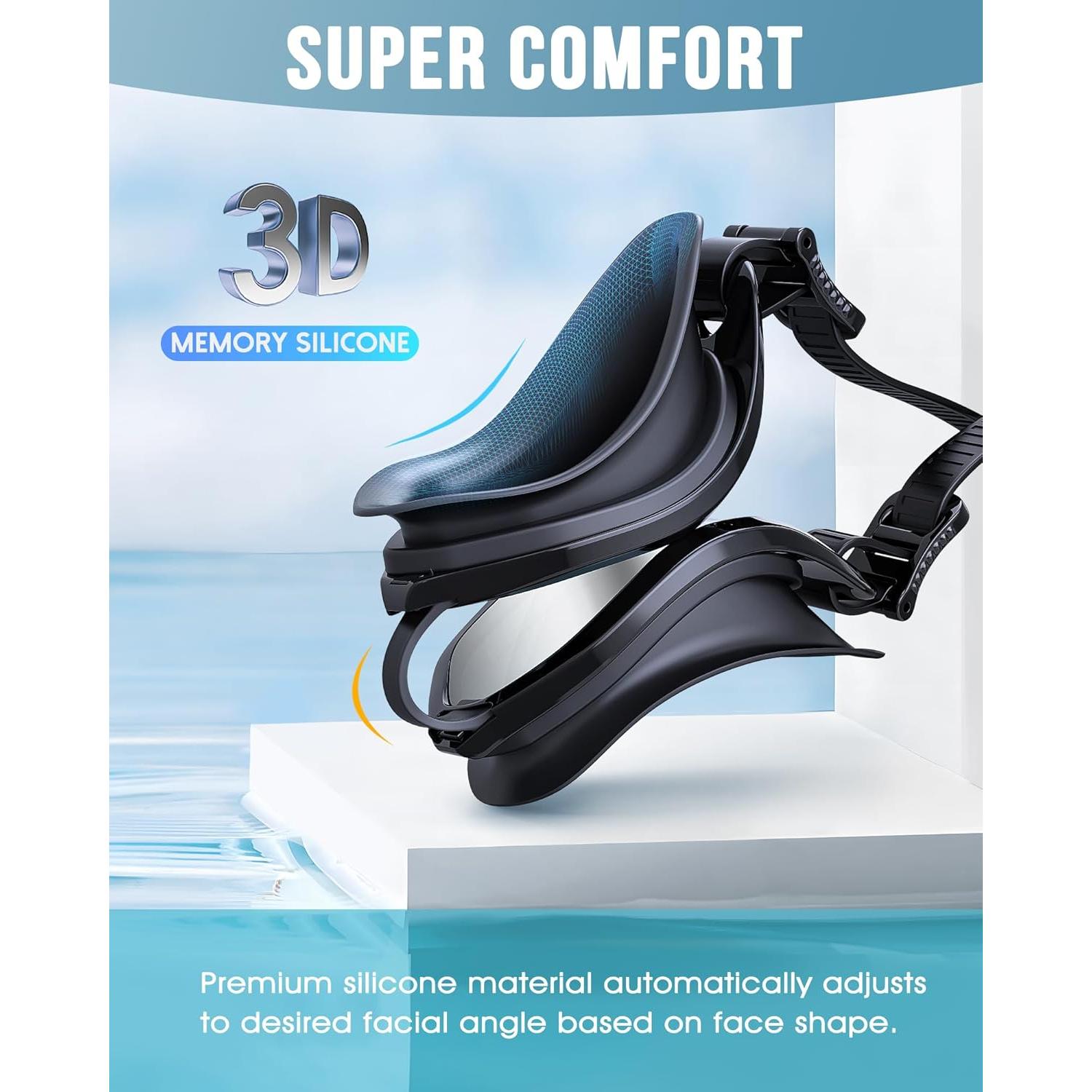 Gafas de natación Vegemono SWG unisex antiniebla UV400