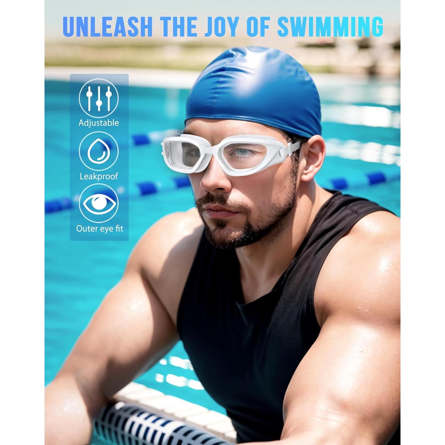 Gafas de natación Vegemono SWG unisex anti-vaho UV400