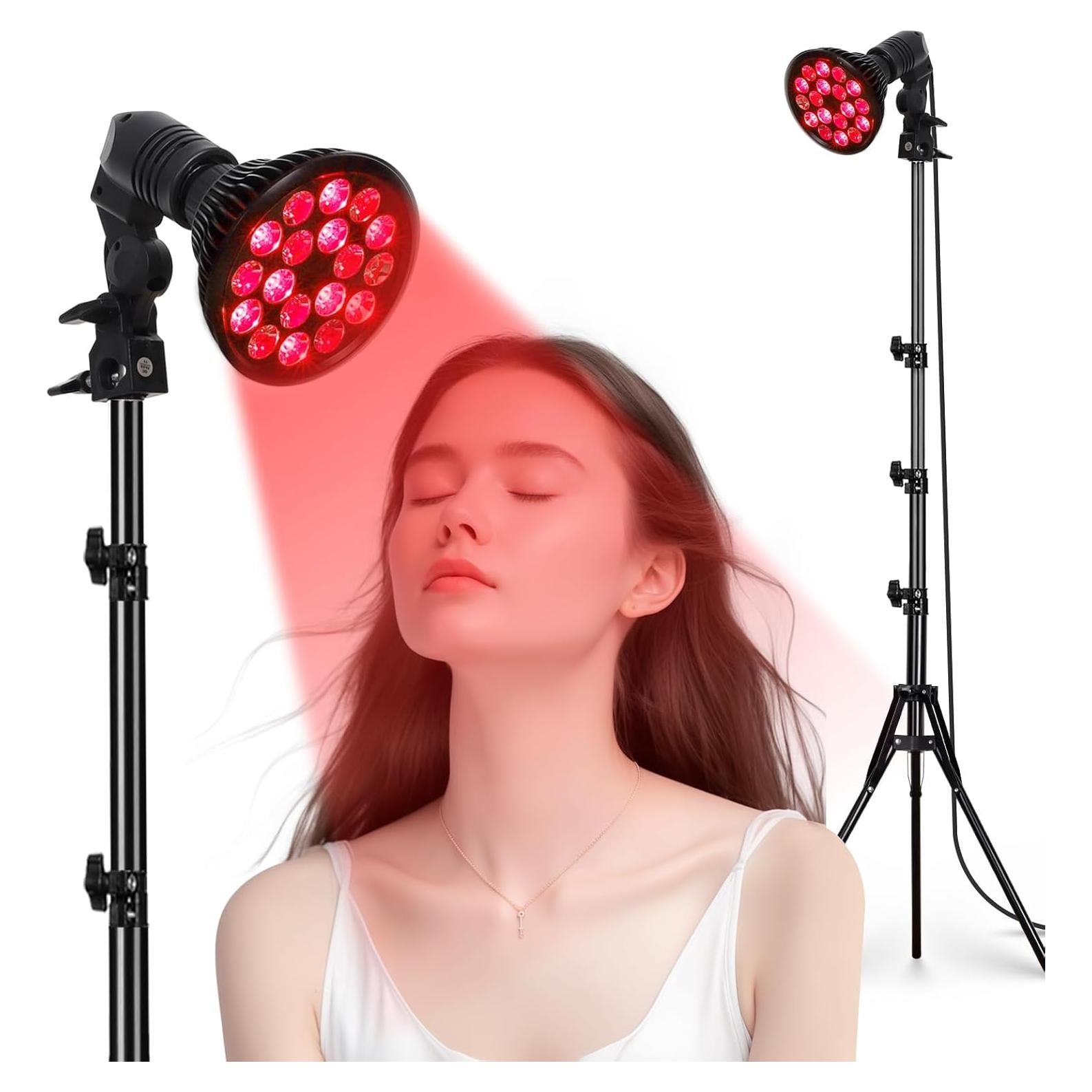 Lámpara de Terapia de Luz Roja SAVILER 660nm y 850nm Ajustable