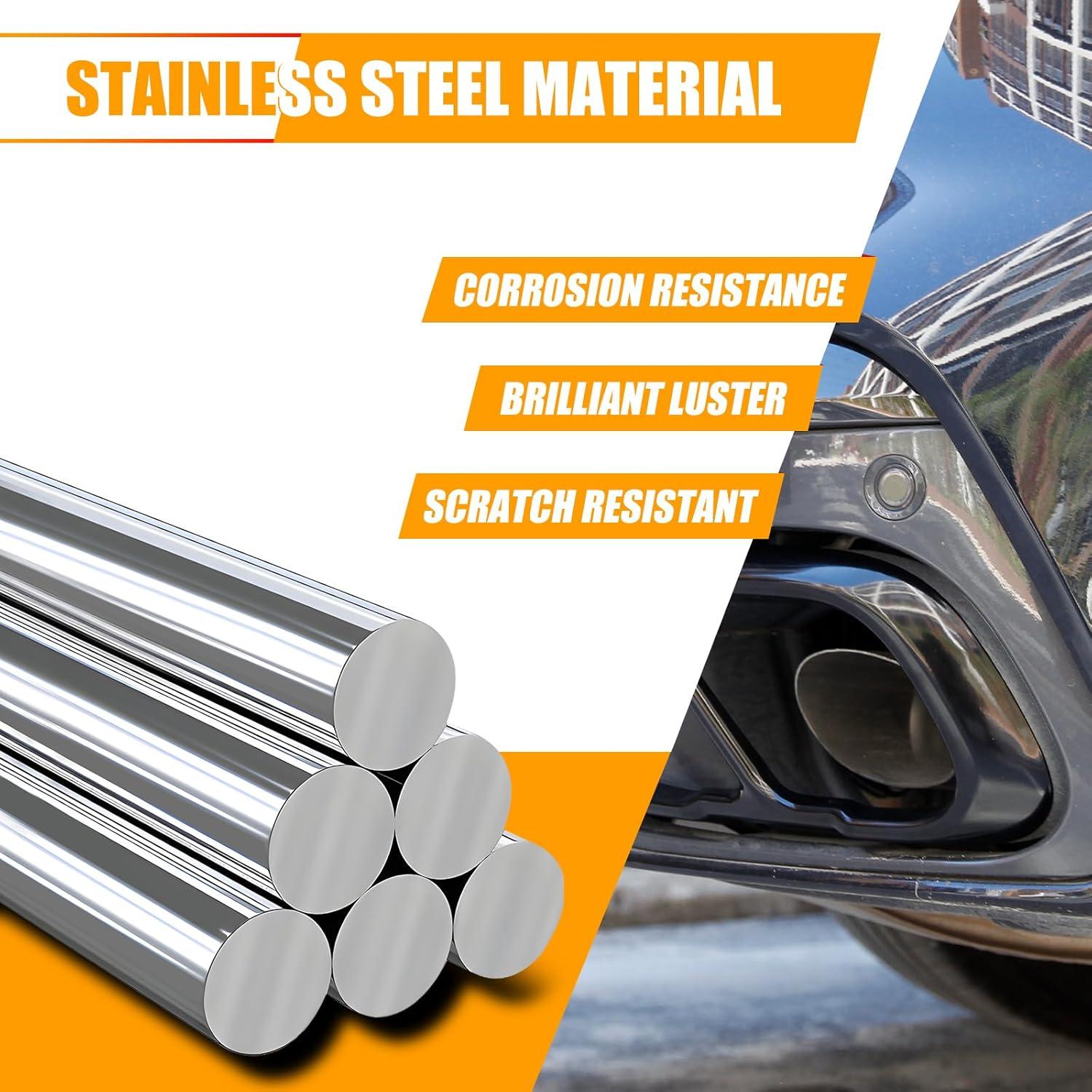 Cubierta de Escape LLKUANG para BMW X5 X6 X7 2019-2024 Acero Inoxidable