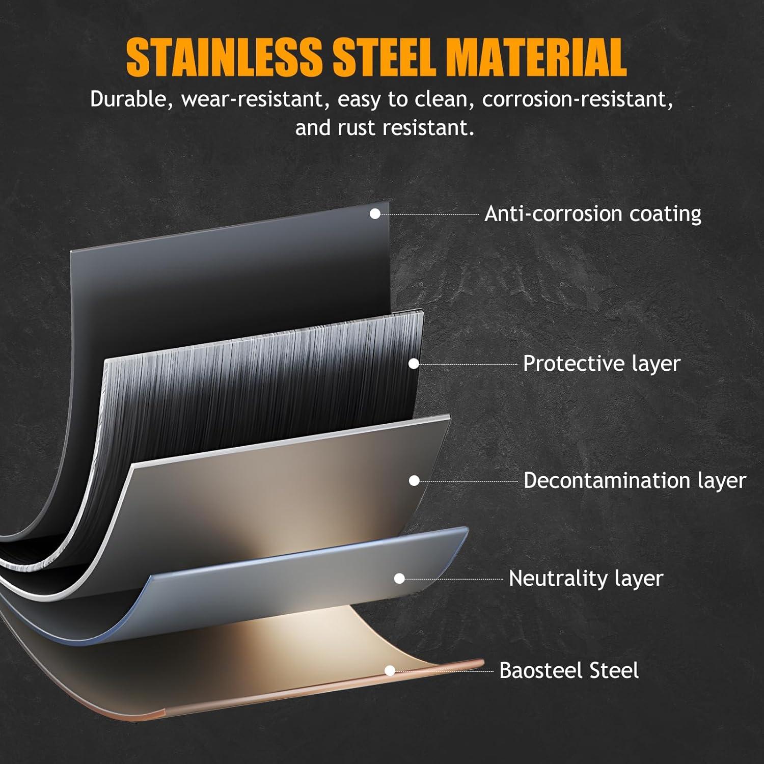 Cubierta de Escape LLKUANG para BMW X5 X6 X7 2019-2024 Acero Inoxidable