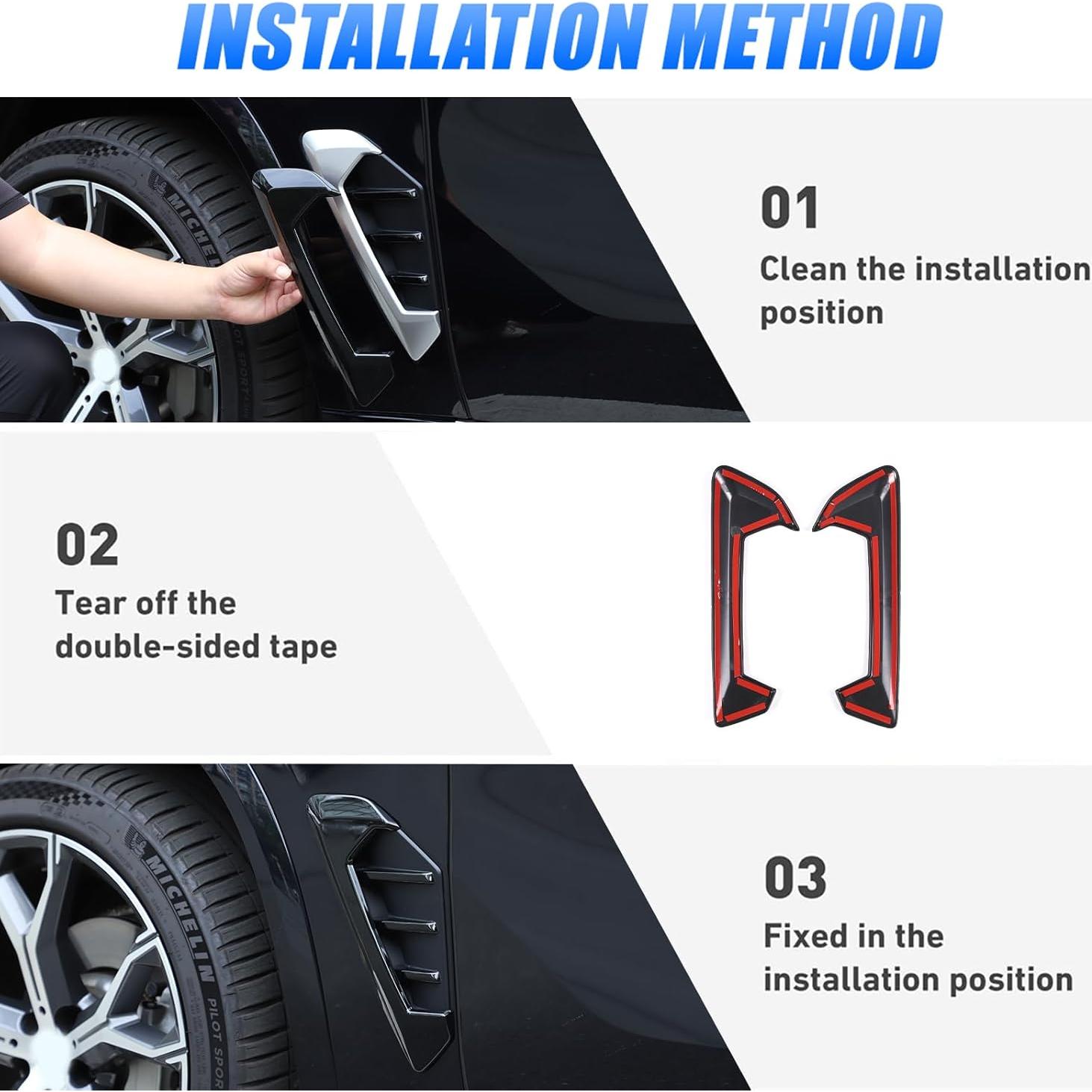 Cubierta de Ventilación de Guardabarros JONKOKO para BMW X5 G05 2023-2024