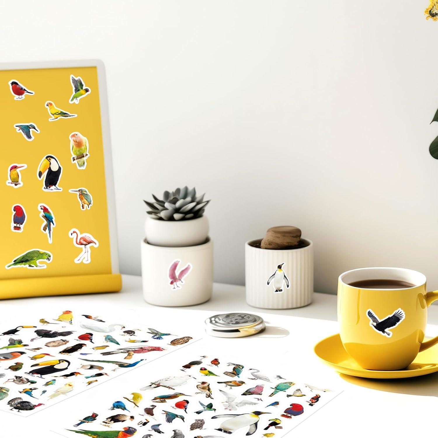 Pegatinas de Aves Genérico 850 Piezas Tropicales