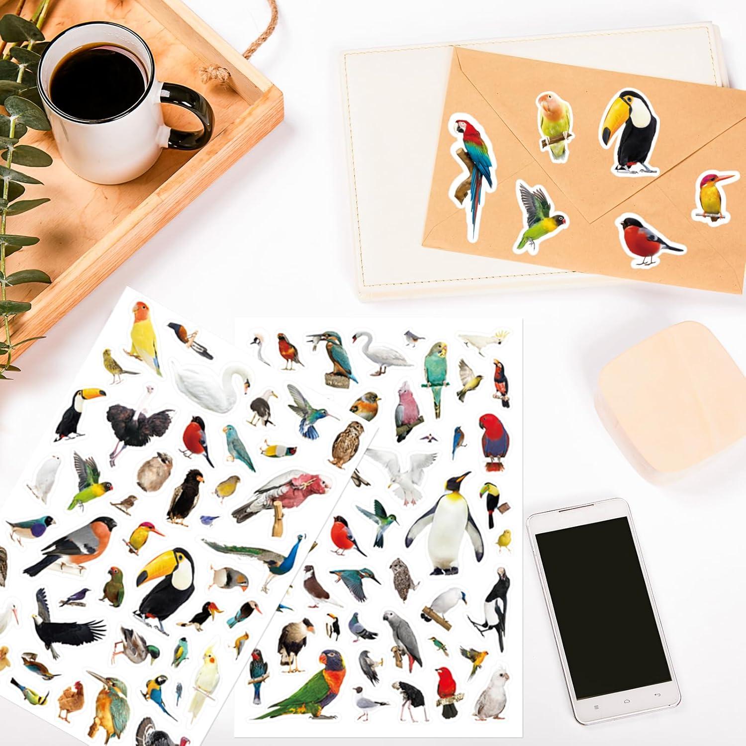 Pegatinas de Aves Genérico 850 Piezas Tropicales