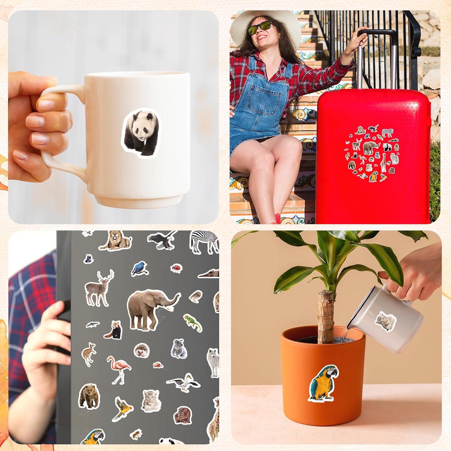 Pegatinas de Animales Salvajes Genérico 750 Piezas Decorativas