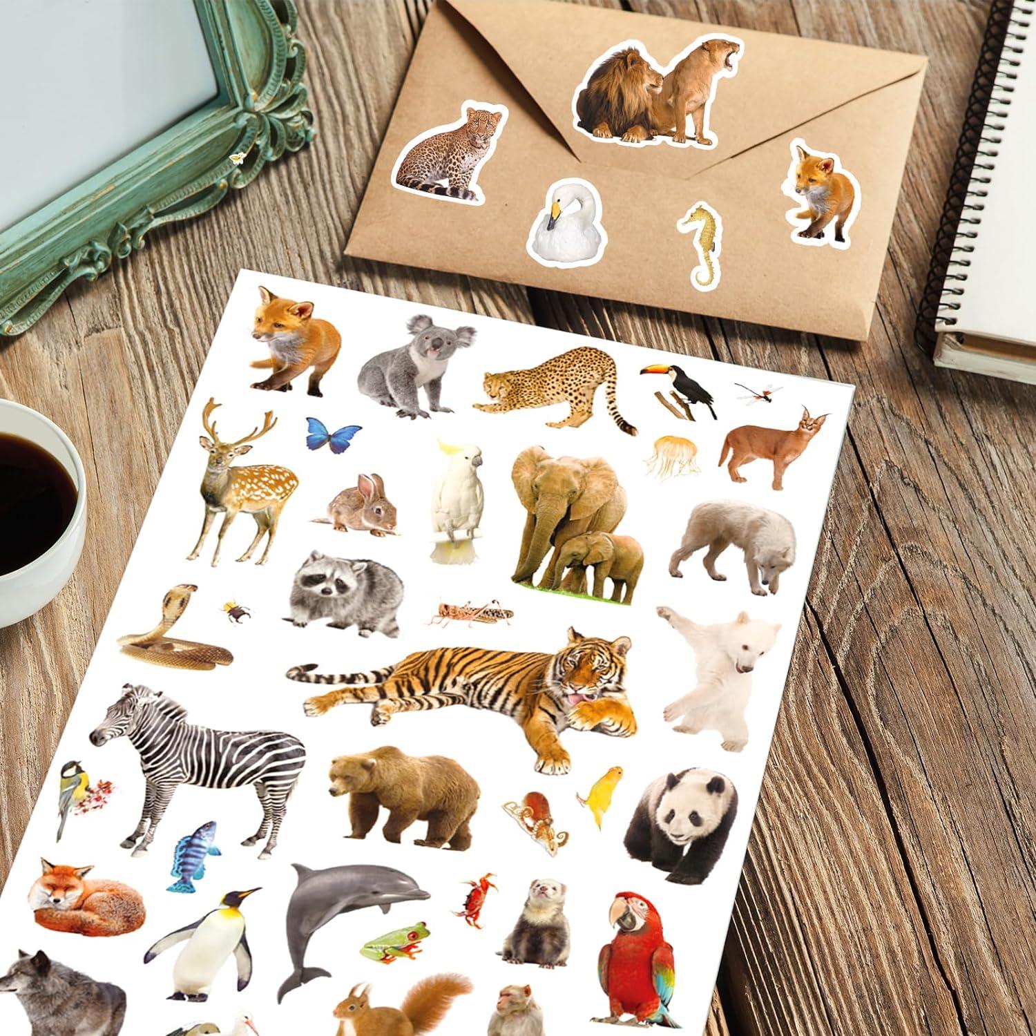 Pegatinas de Animales Salvajes Genérico 750 Piezas Decorativas