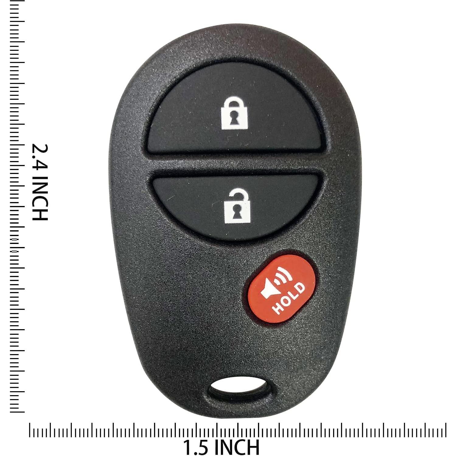 Control Remoto Auto Key Max GQ43VT20T para Tacoma 2005-2016