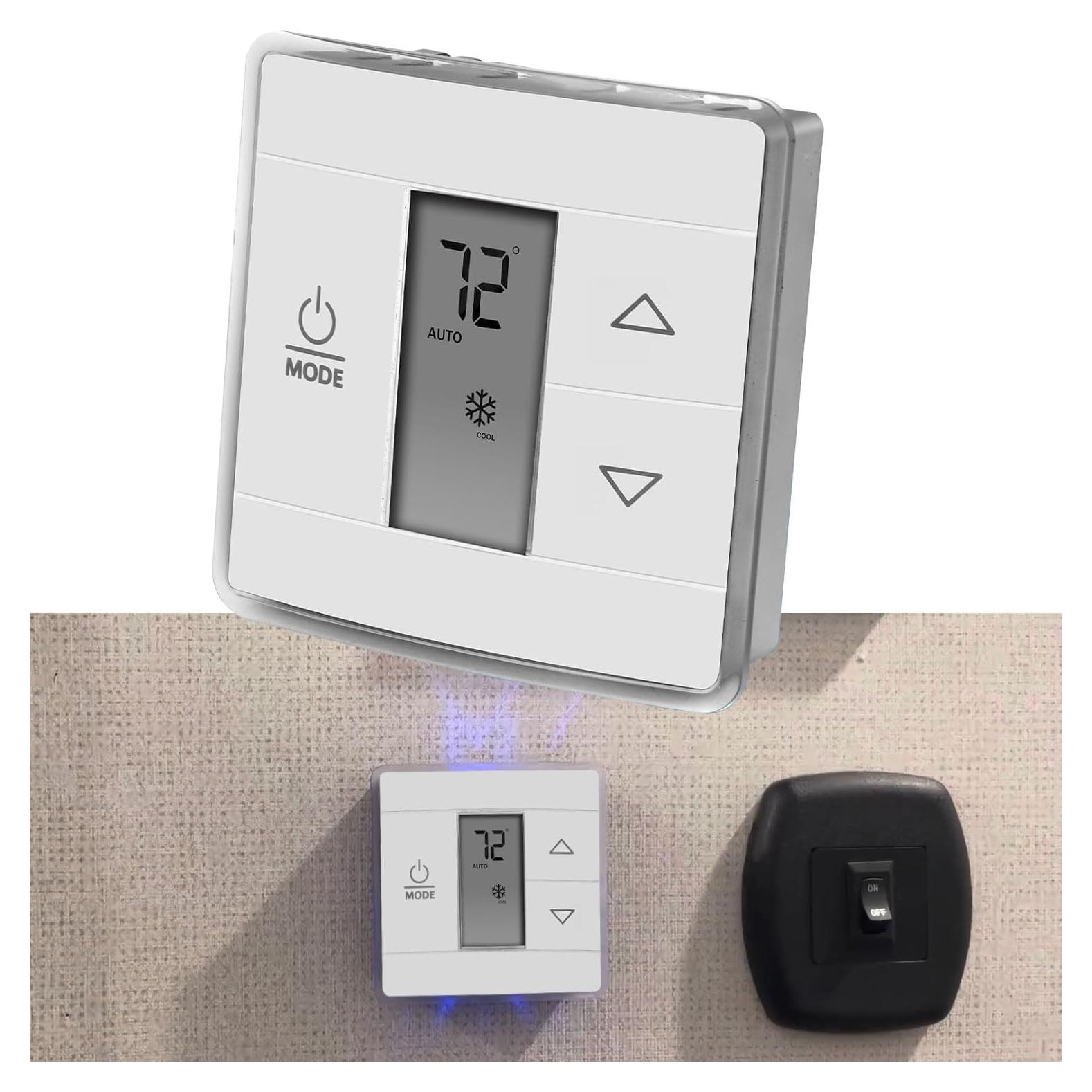 Termostato de Pared Dometic 3316250.700 para RV Blanco