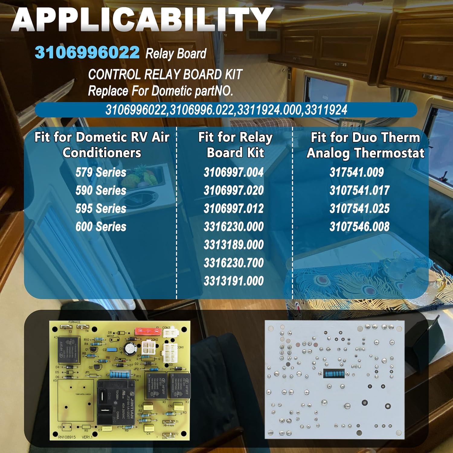 Termostato Analógico Dometic 3106996022 para Aire Acondicionado