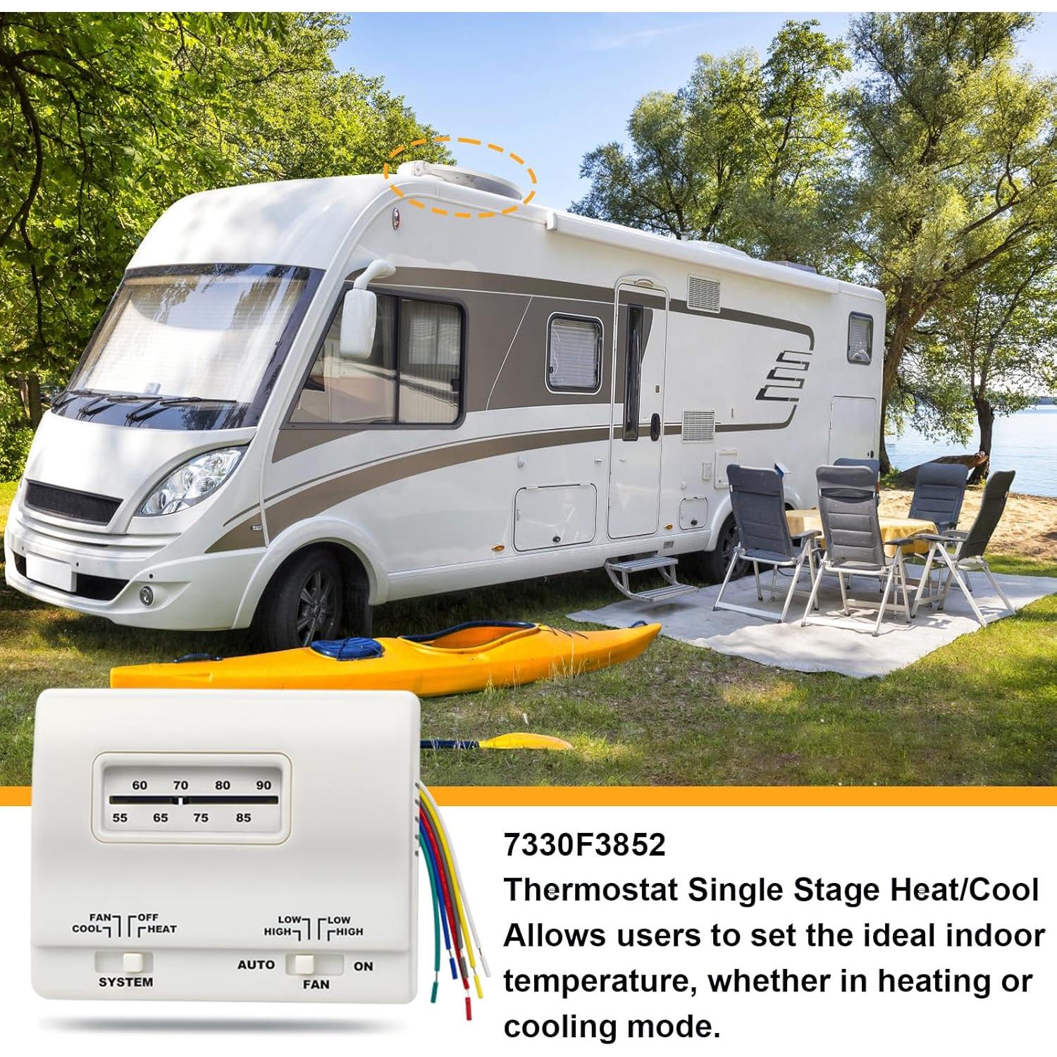 Termostato Digital Wosijm 7330F3852 para Aire Acondicionado RV