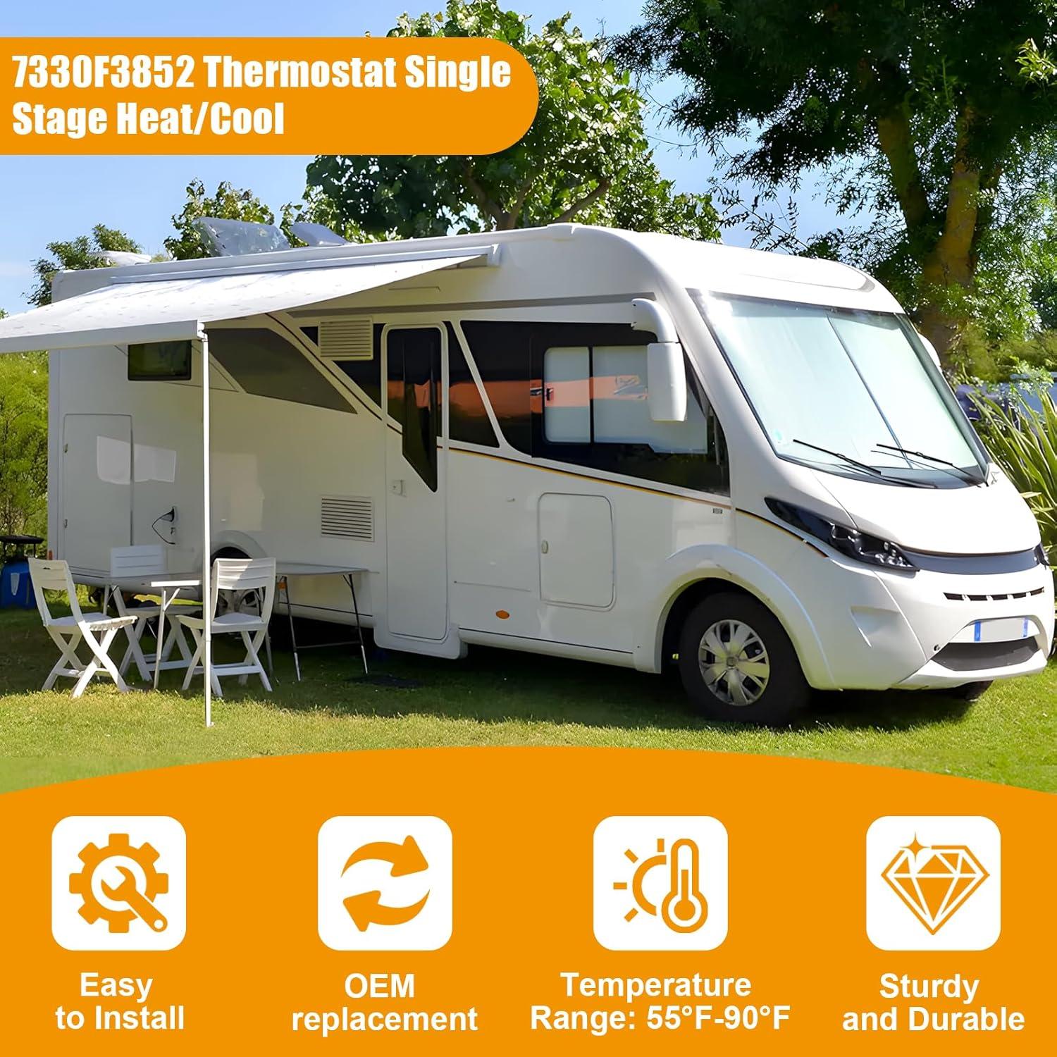 Termostato Digital Wosijm 7330F3852 para Aire Acondicionado RV