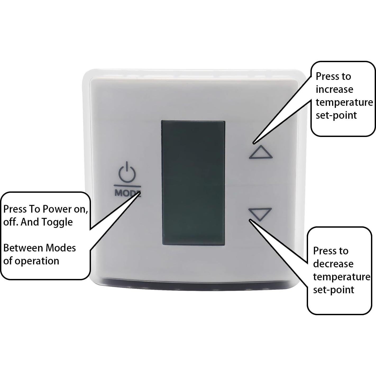 Termostato de Pared QHHR para Acondicionador de RV 3316250.700