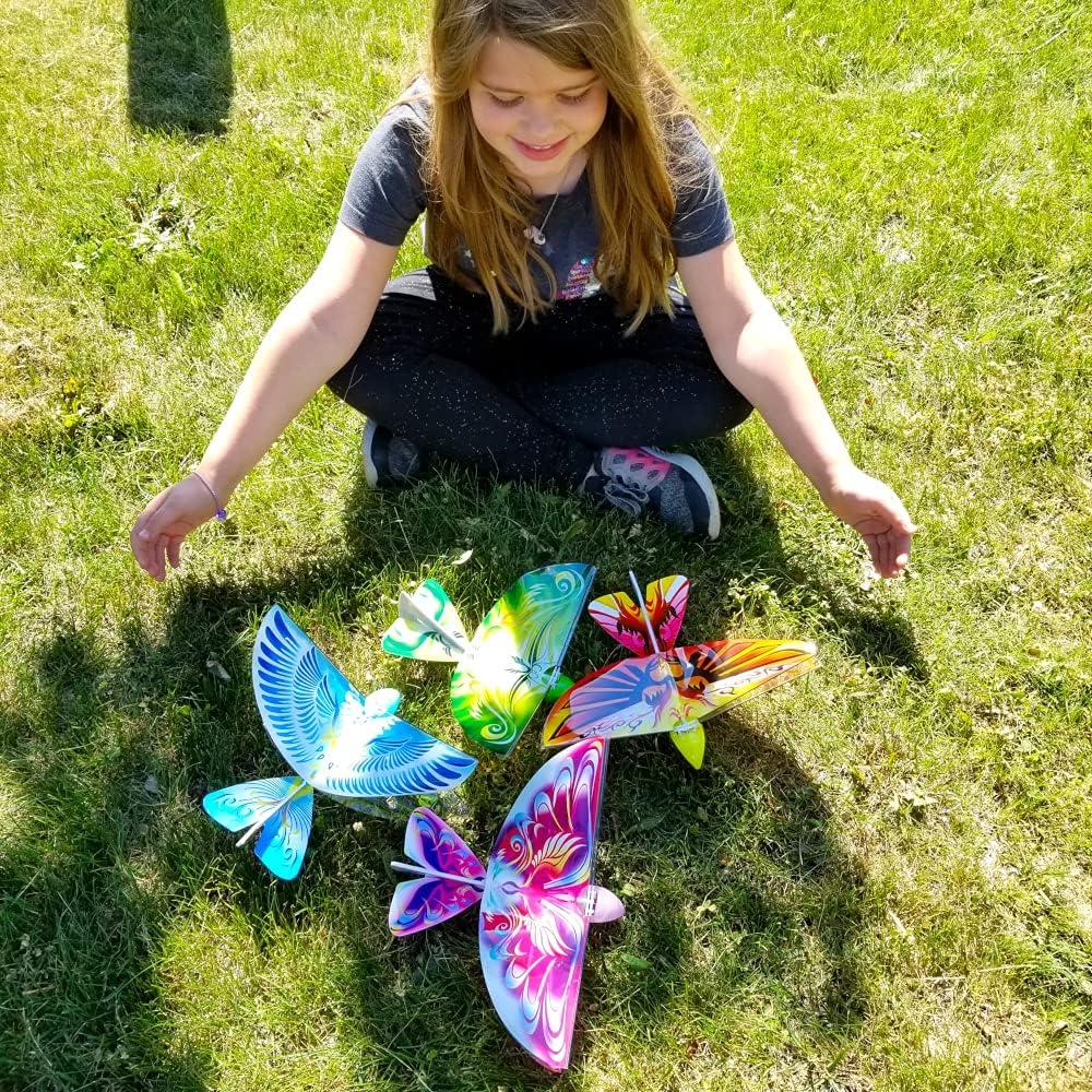 MUKIKIM eBird Pájaro Azul - Juguete Volador RC Carga USB