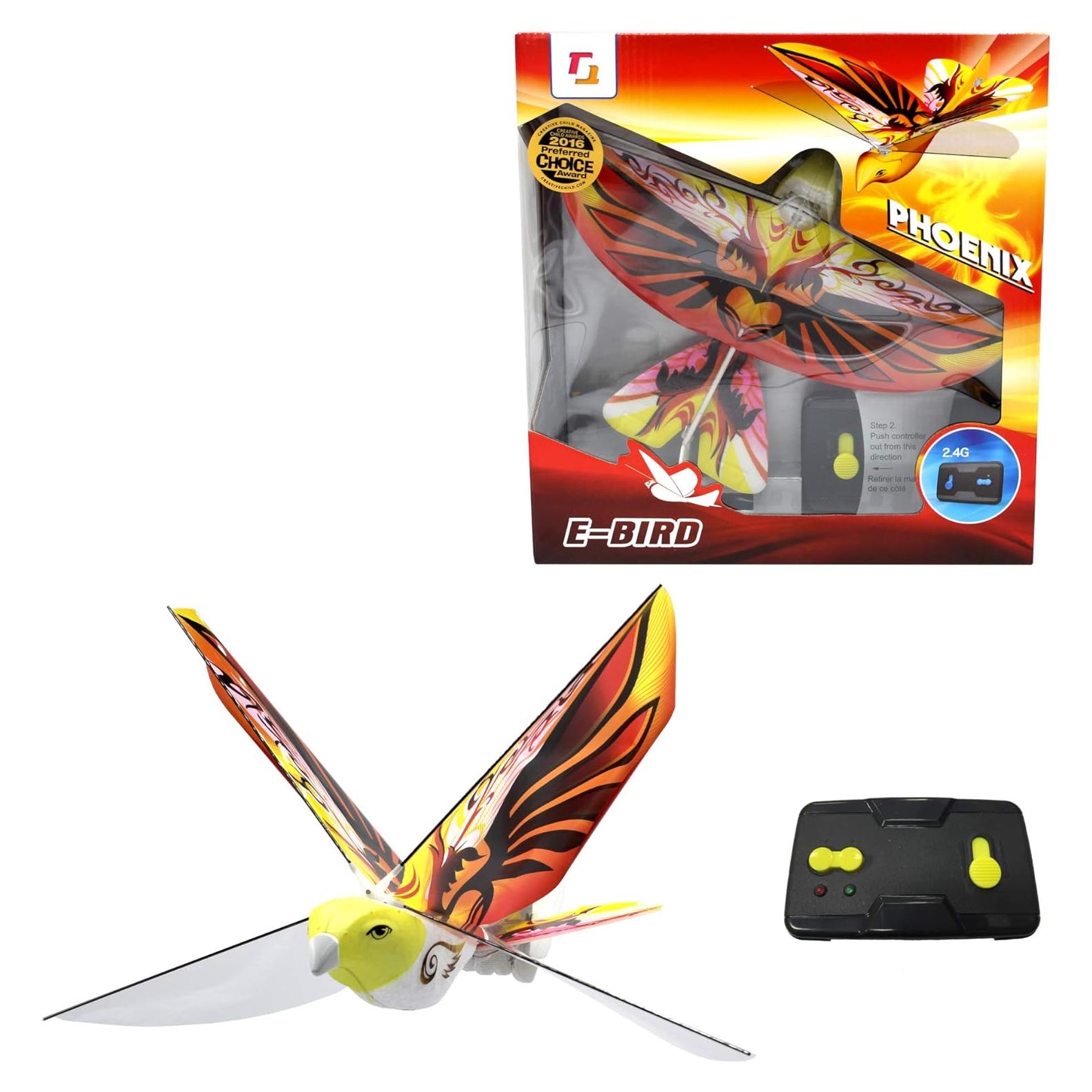 Drone RC Mukikim eBird Fénix Naranja - Alas Biónicas